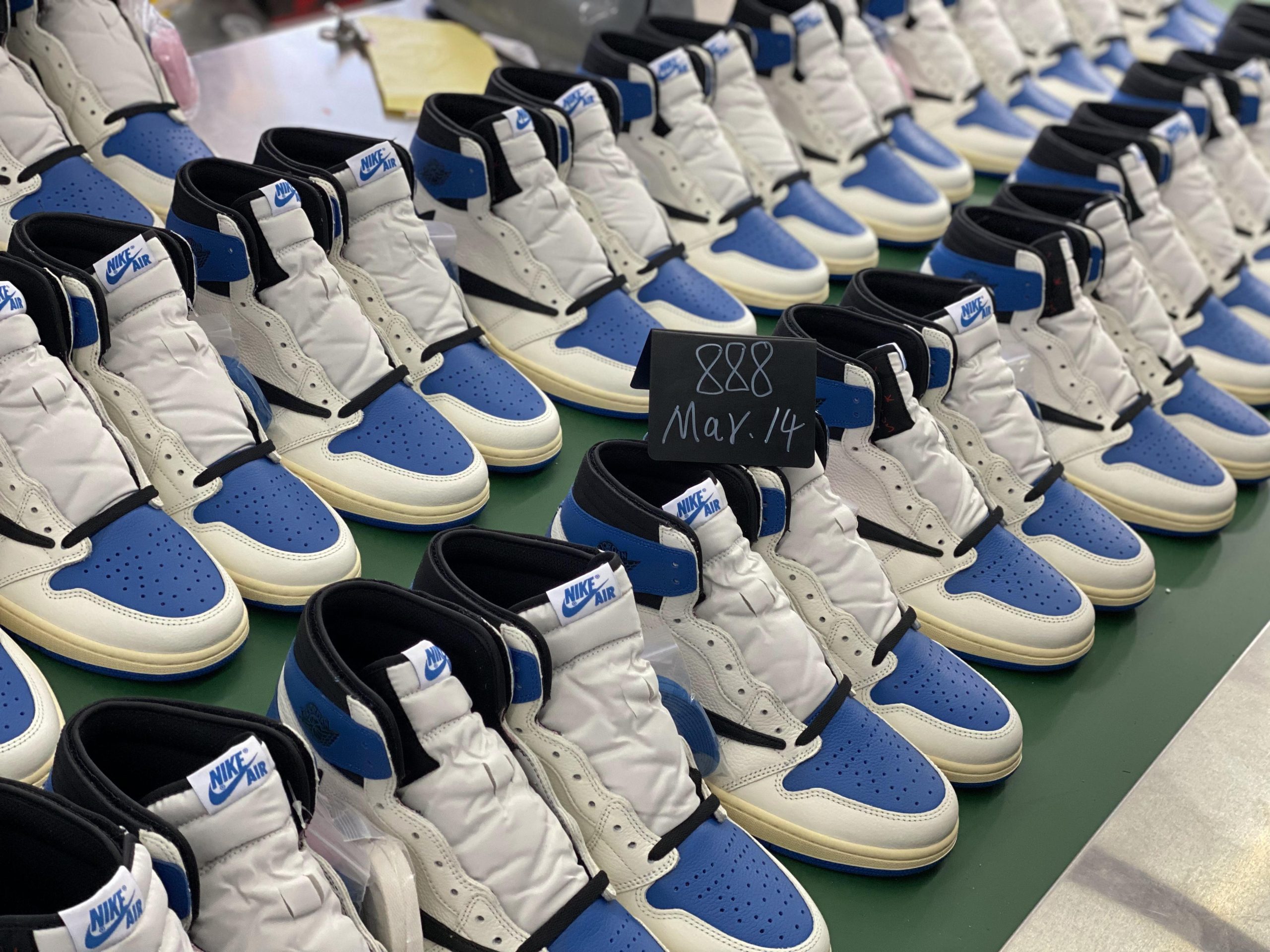 Jordan 1 High OG SP Fragment X Travis Scott Blue