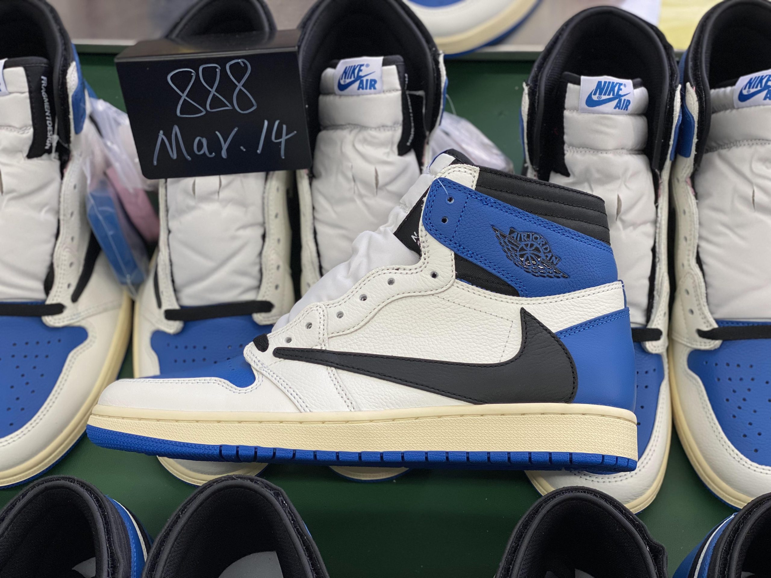 Jordan 1 High OG SP Fragment X Travis Scott Blue