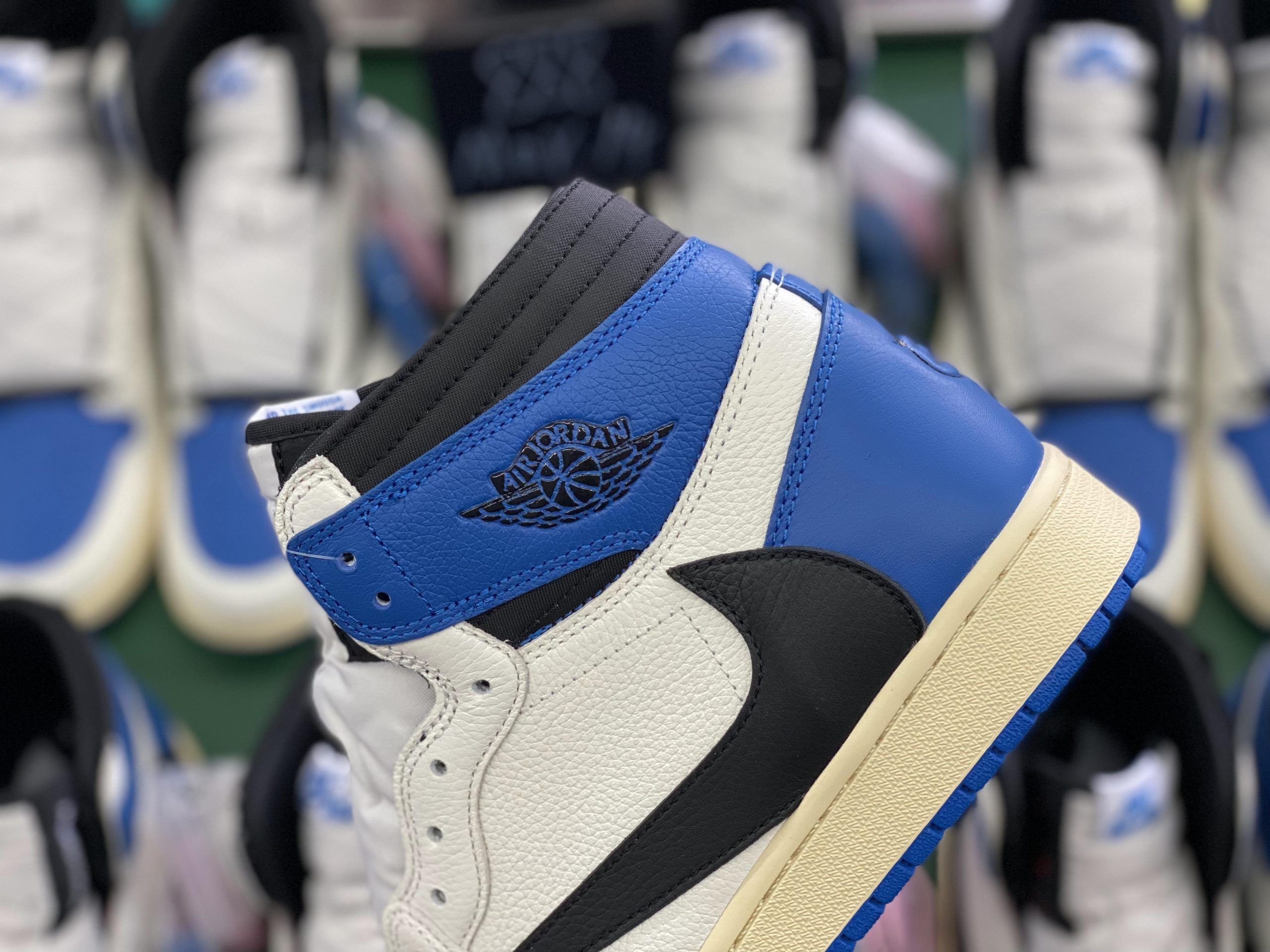 Jordan 1 High OG SP Fragment X Travis Scott Blue