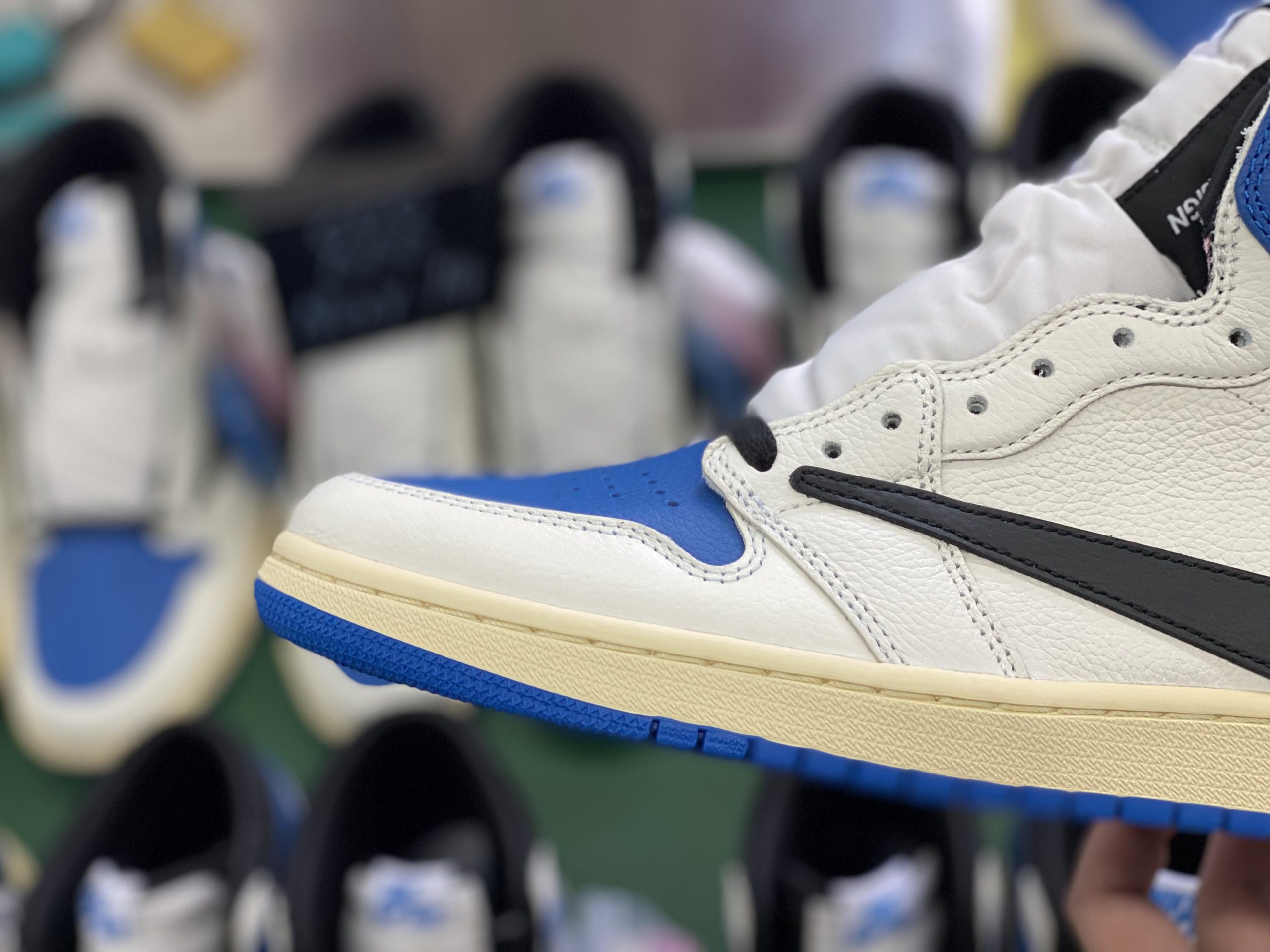 Jordan 1 High OG SP Fragment X Travis Scott Blue