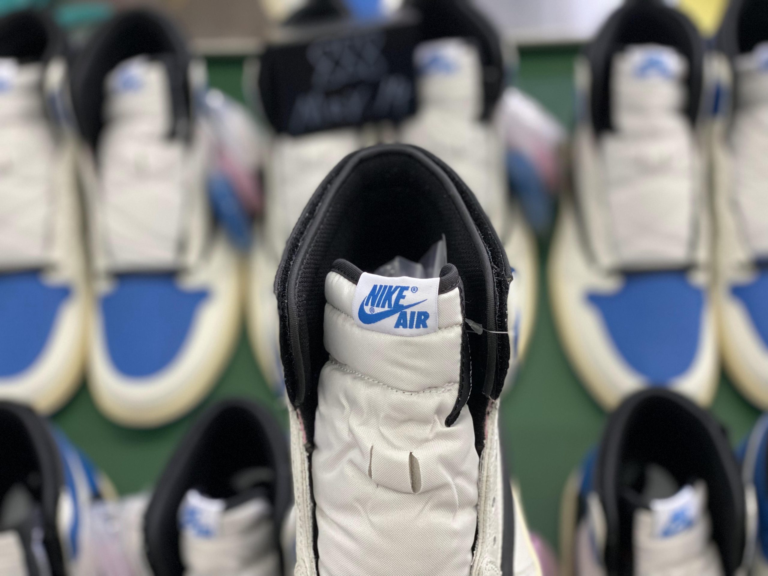Jordan 1 High OG SP Fragment X Travis Scott Blue