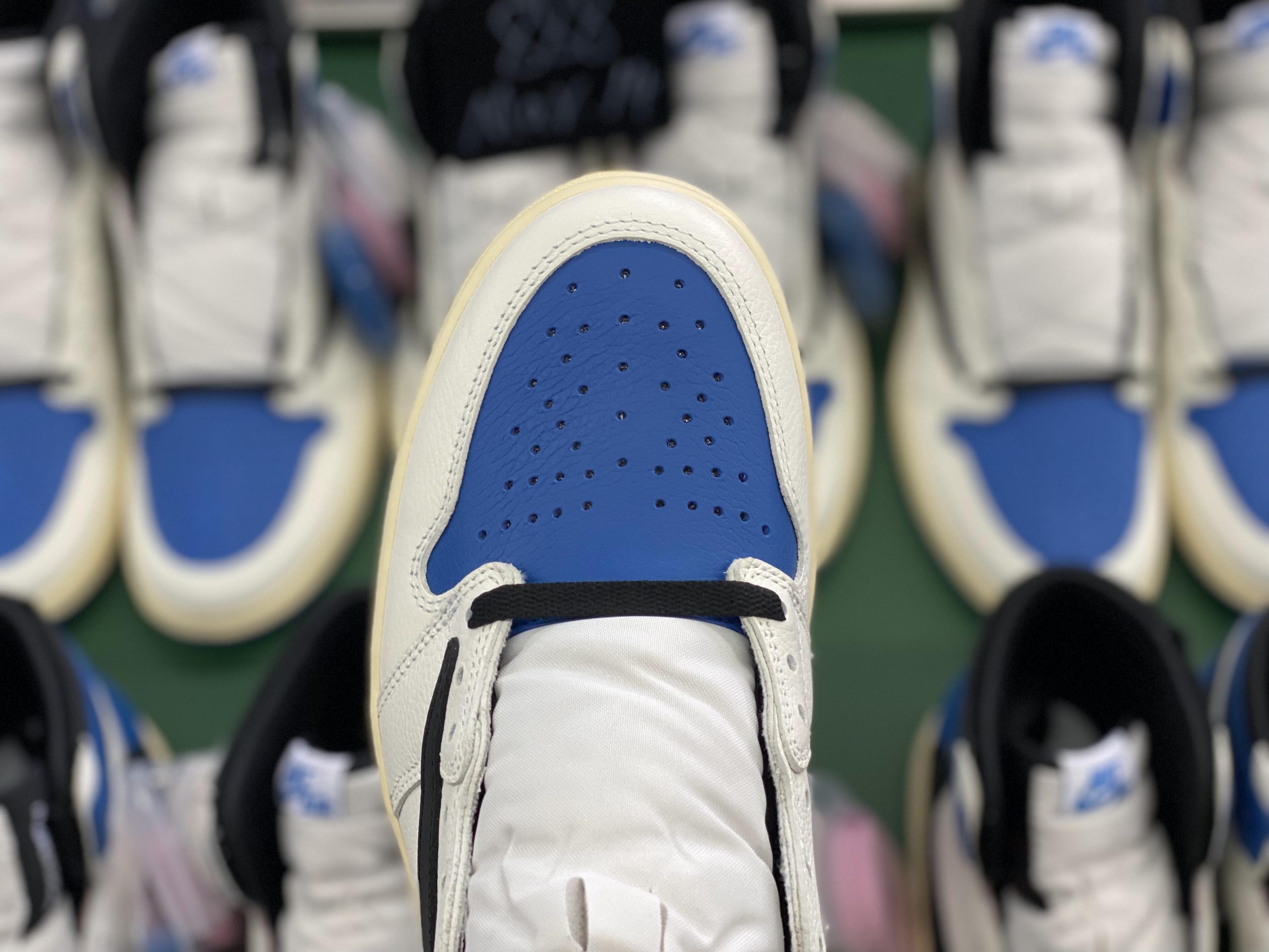 Jordan 1 High OG SP Fragment X Travis Scott Blue