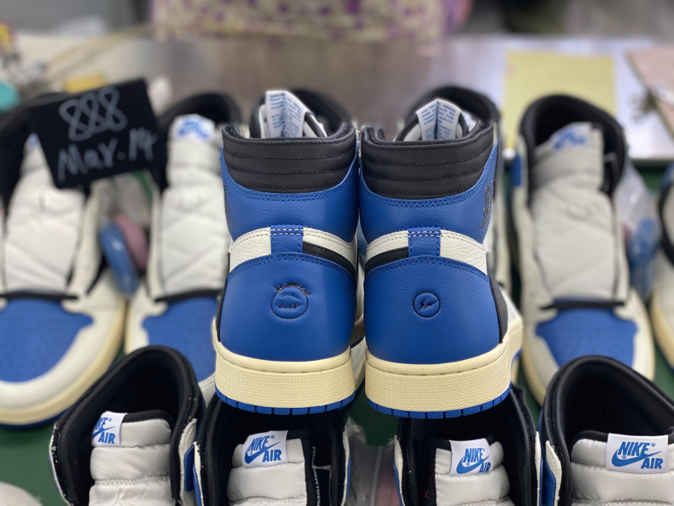 Jordan 1 High OG SP Fragment X Travis Scott Blue