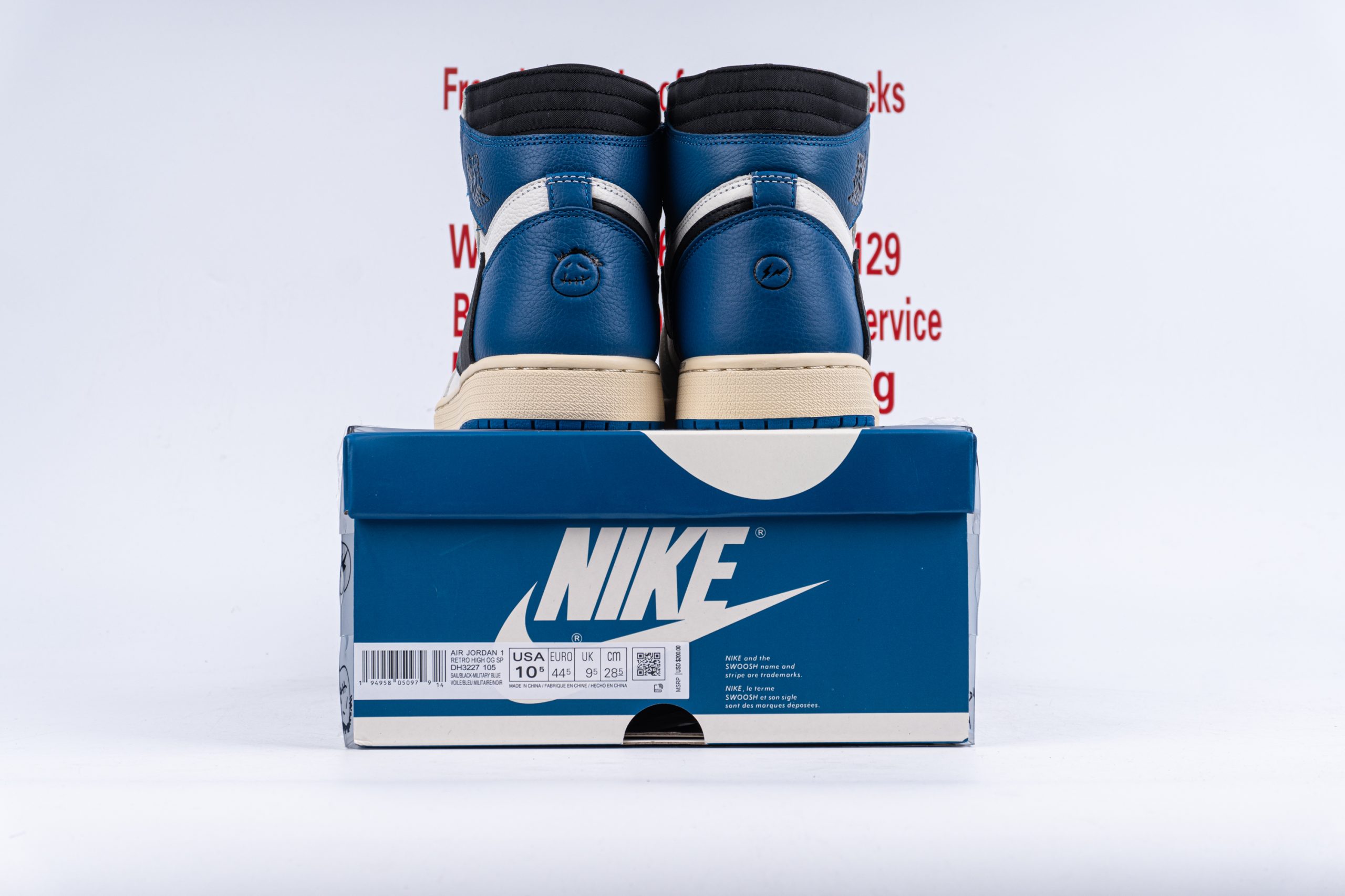 Jordan 1 High OG SP Fragment X Travis Scott Blue