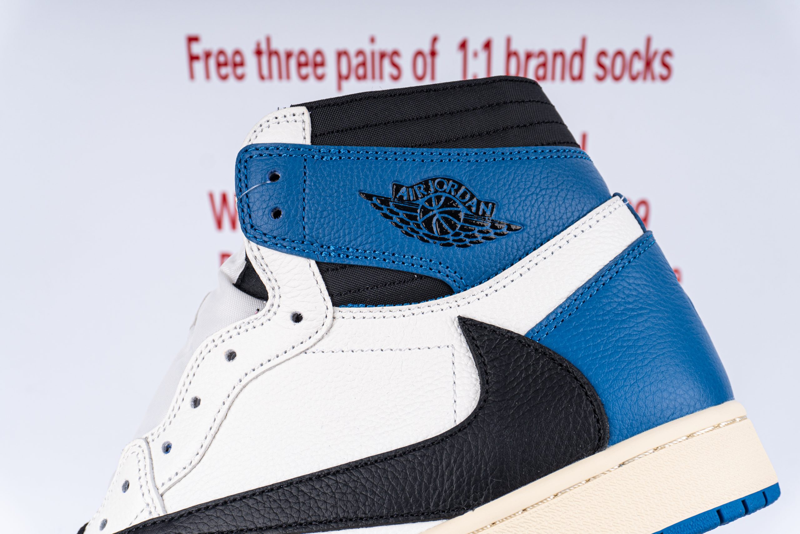 Jordan 1 High OG SP Fragment X Travis Scott Blue