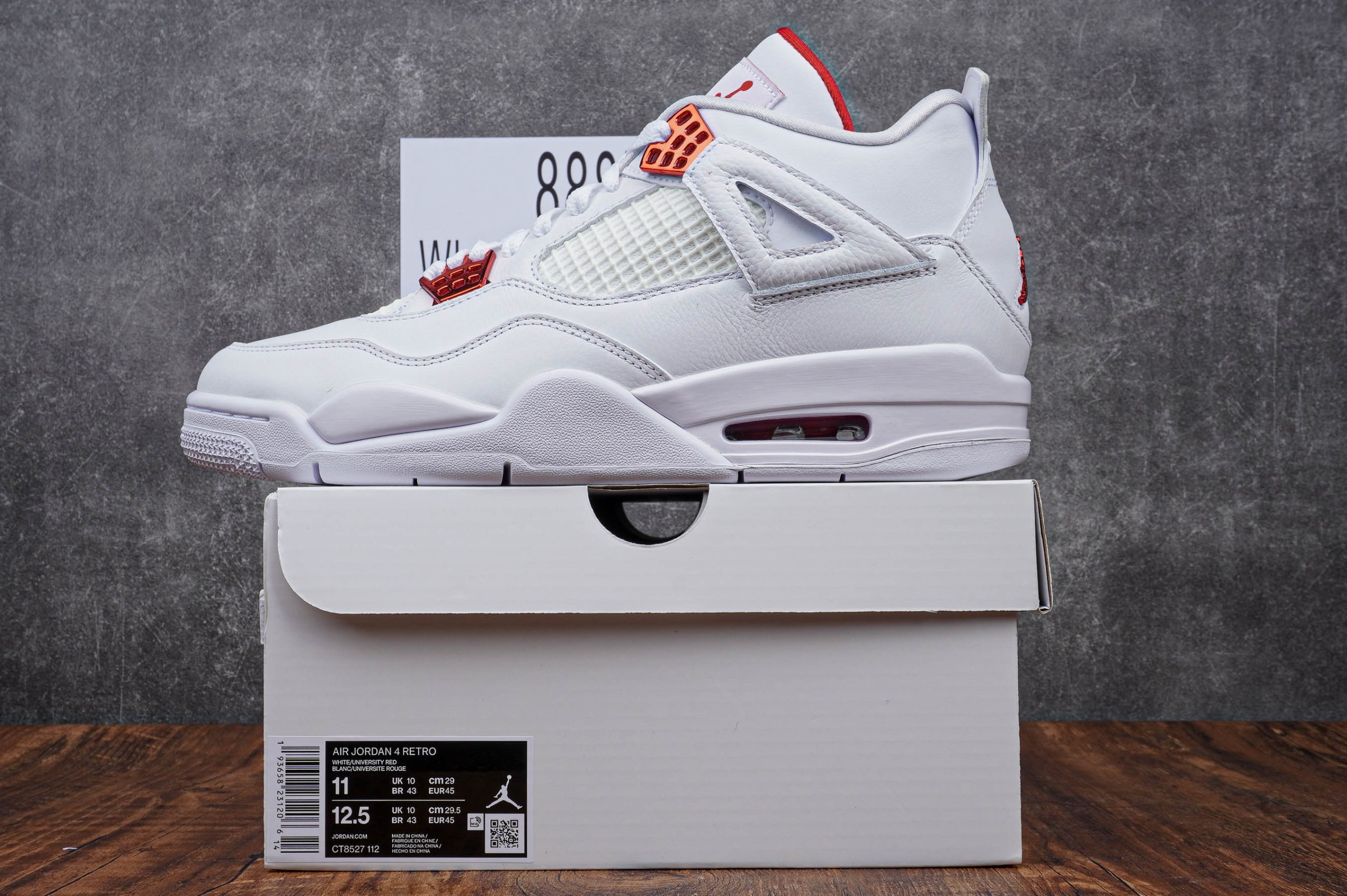 Jordan 4 Retro Metallic Red