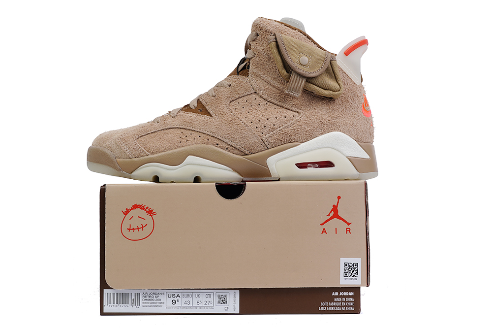 Jordan 6 Retro Travis Scott British Khaki