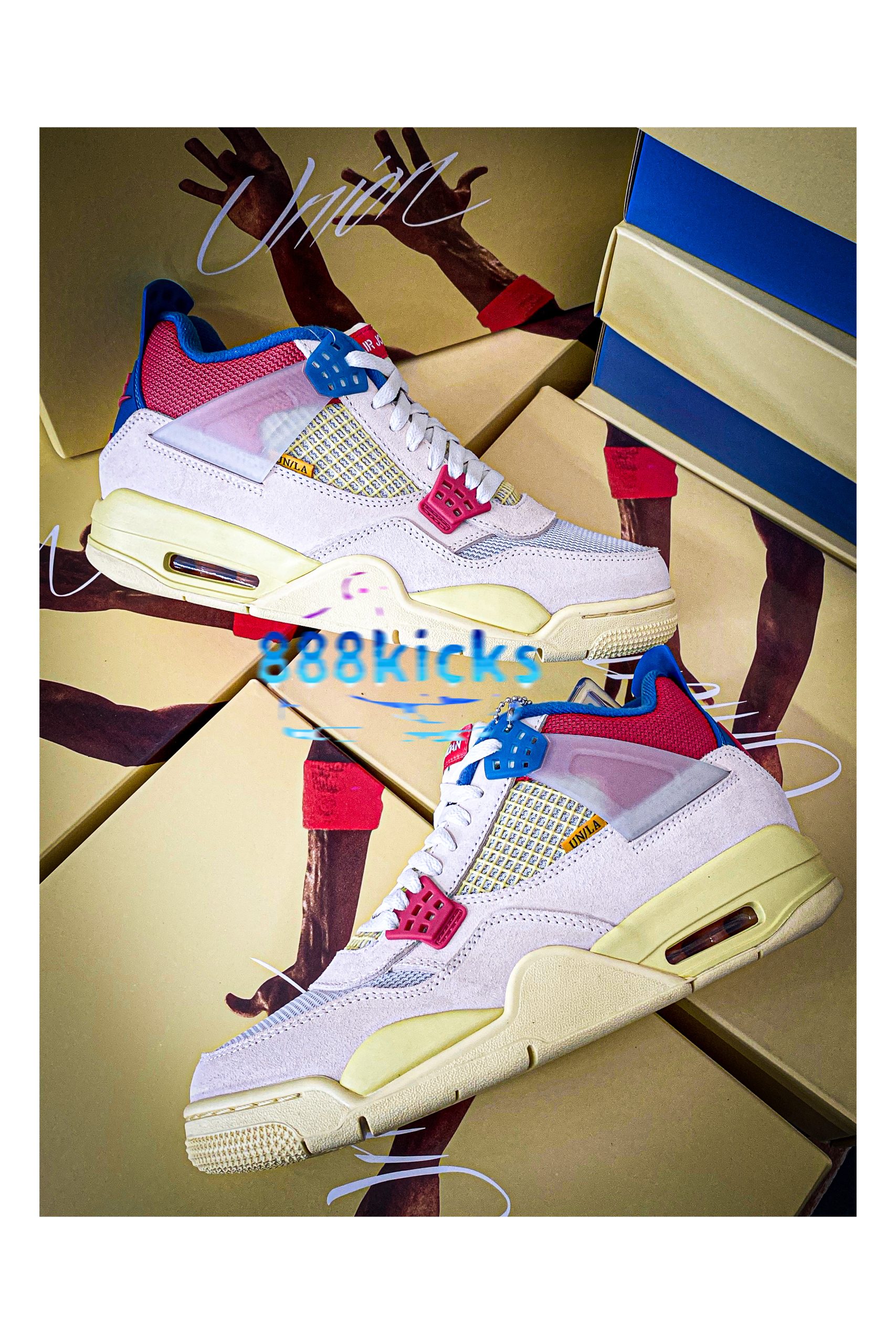 Jordan 4 Retro Union Guava Ice