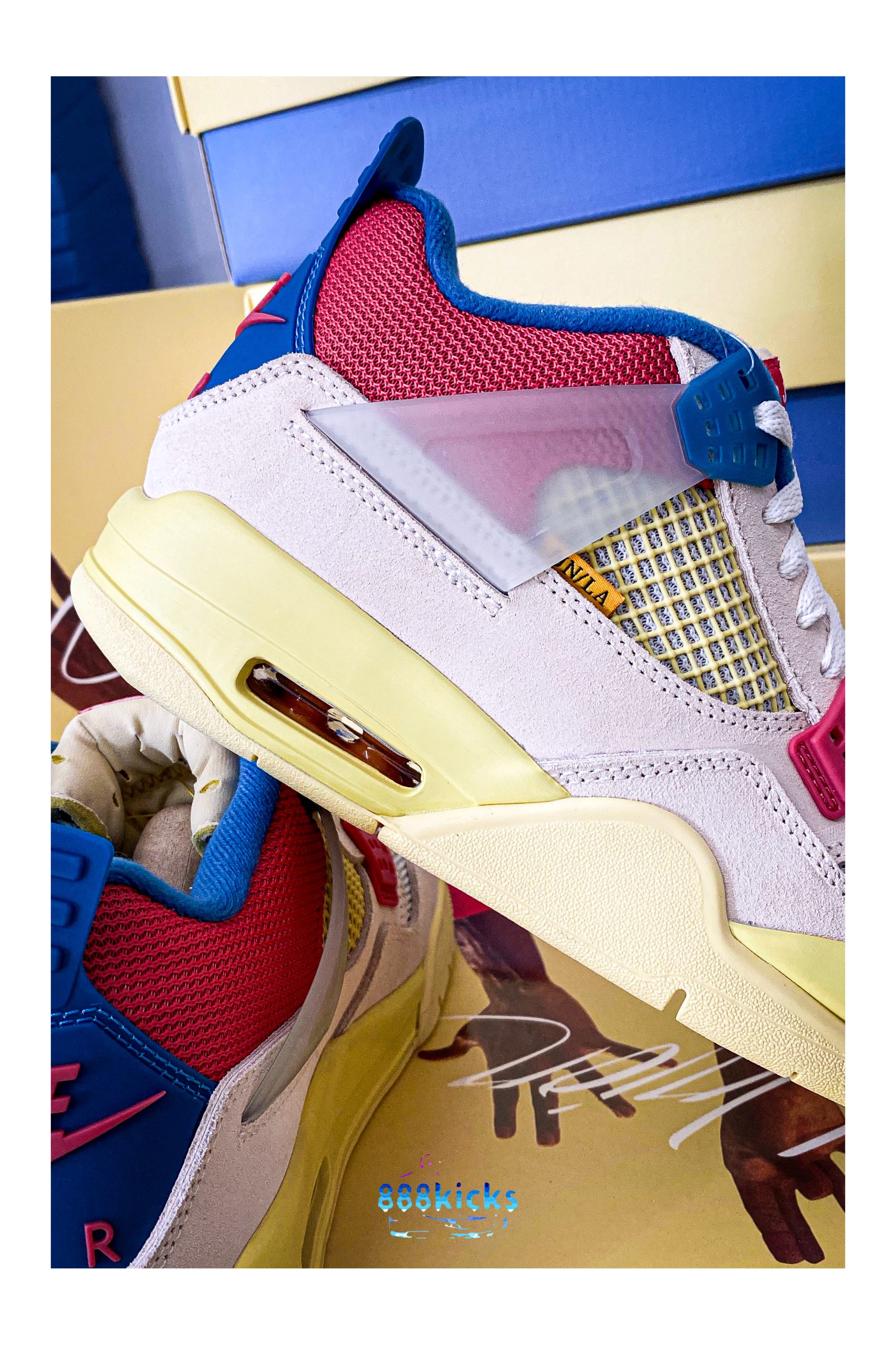 Jordan 4 Retro Union Guava Ice