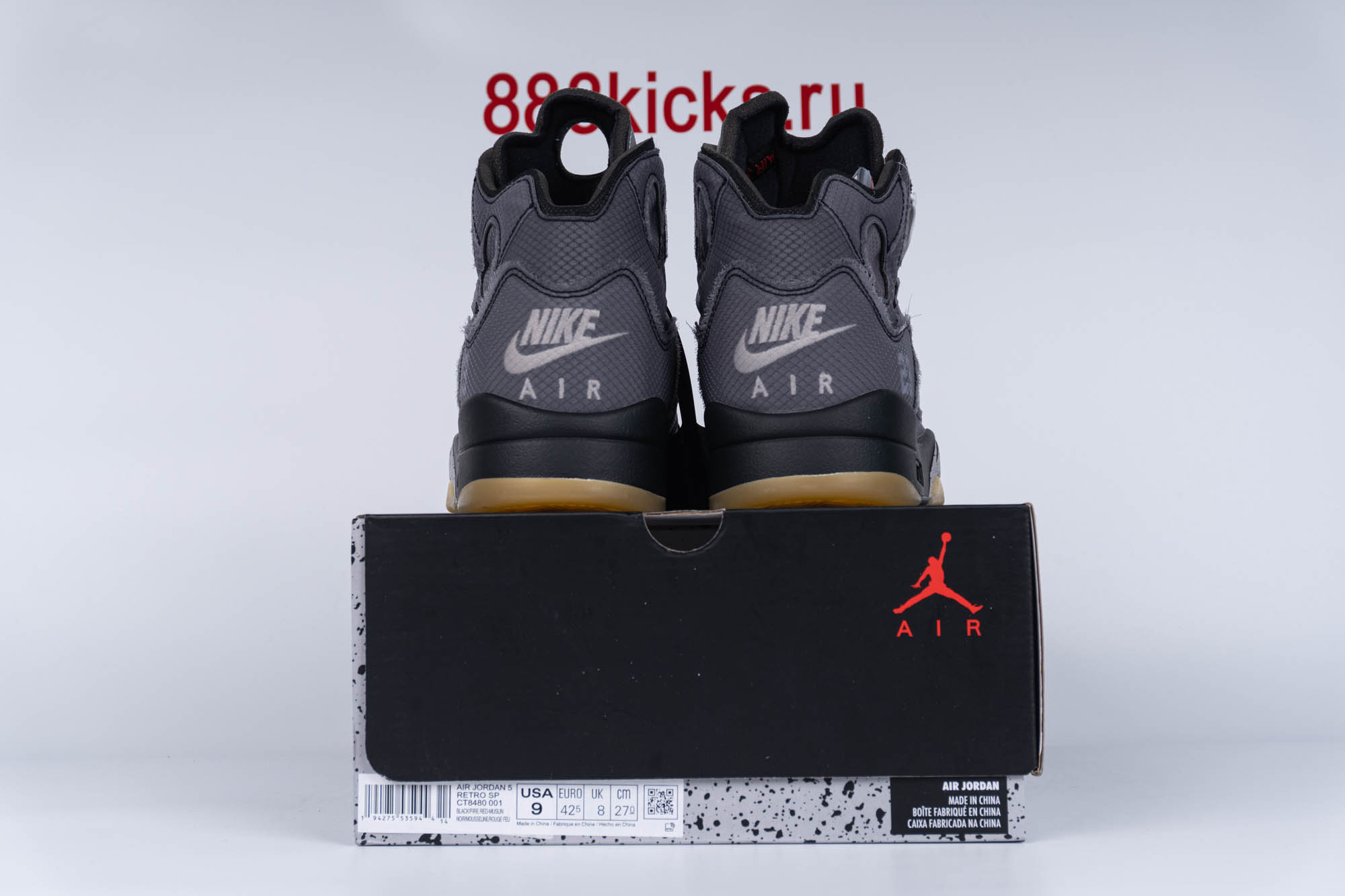 Jordan 5 Retro Off-White Black