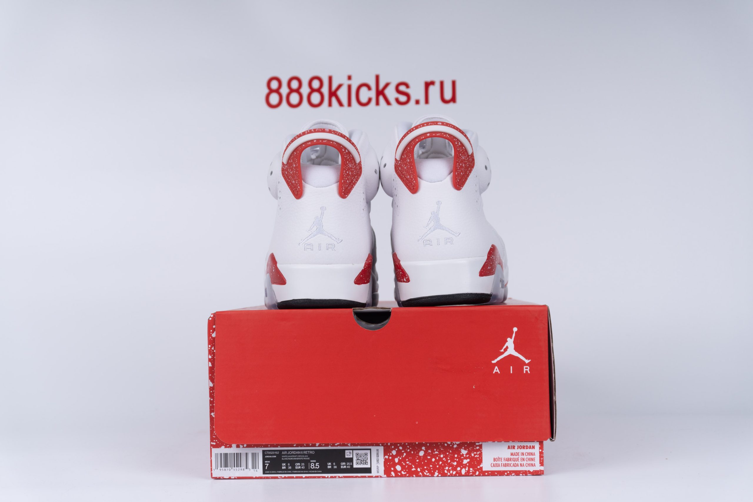 Jordan 6 Retro Red Oreo