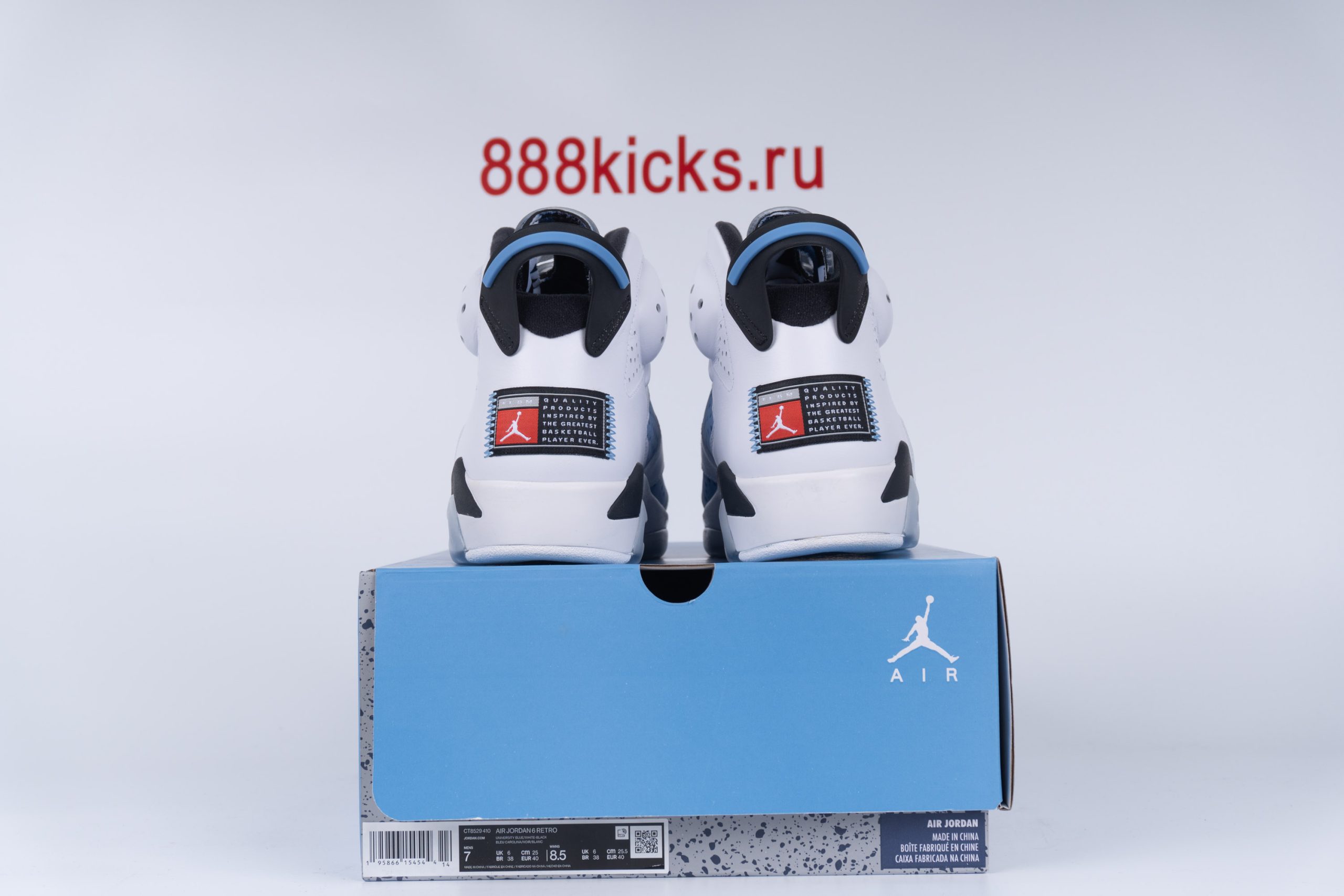 Jordan 6 Retro UNC White