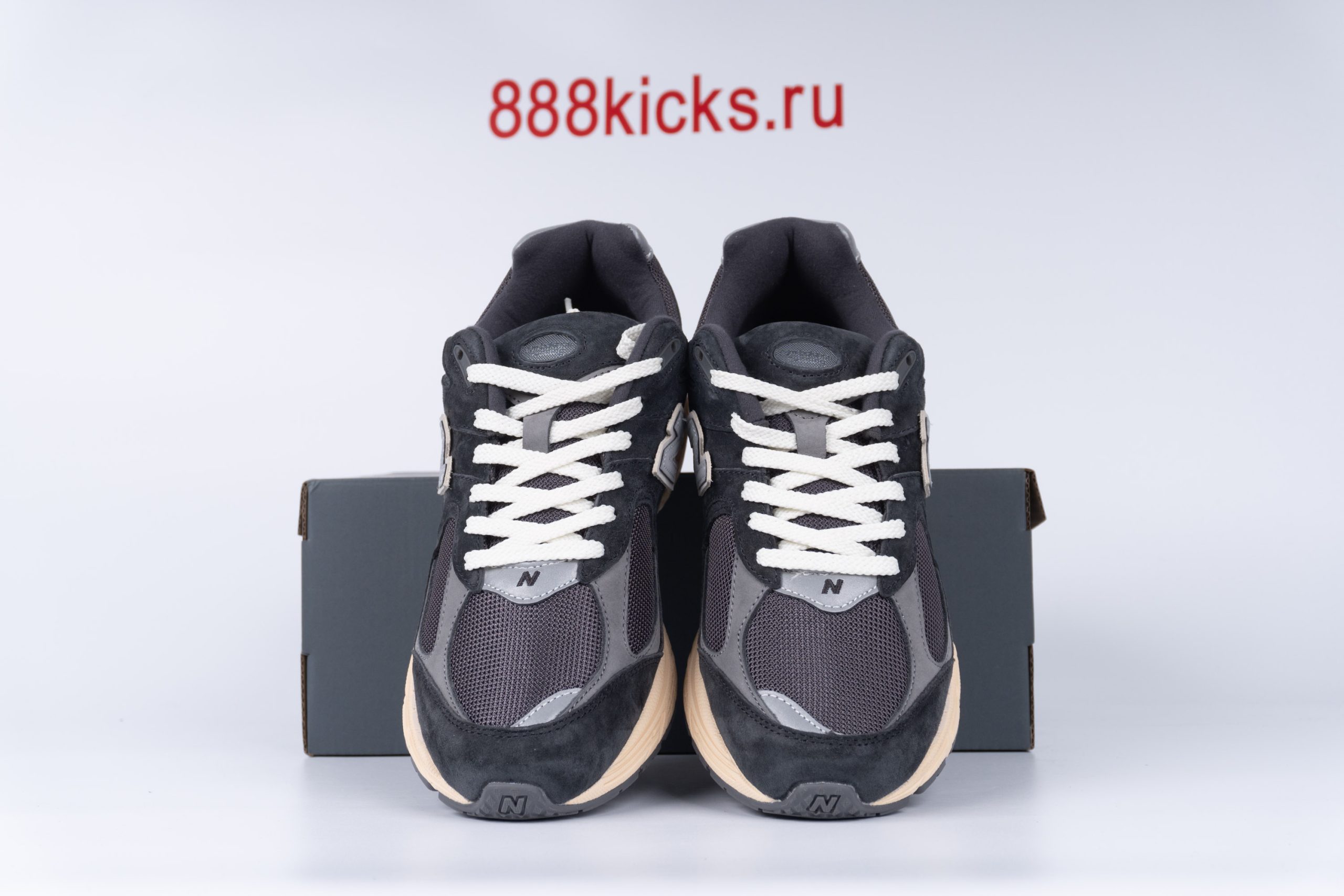 New Balance 2002R Black Dark Grey