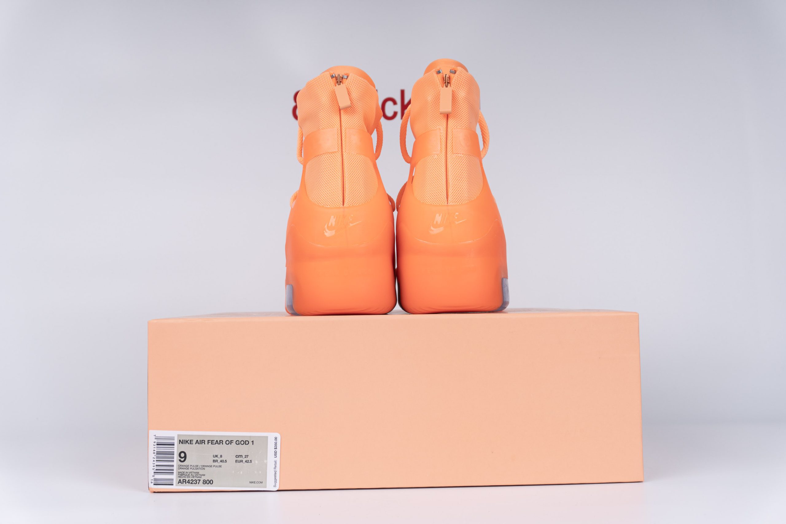 Nike Air Fear Of God 1 Orange Pulse