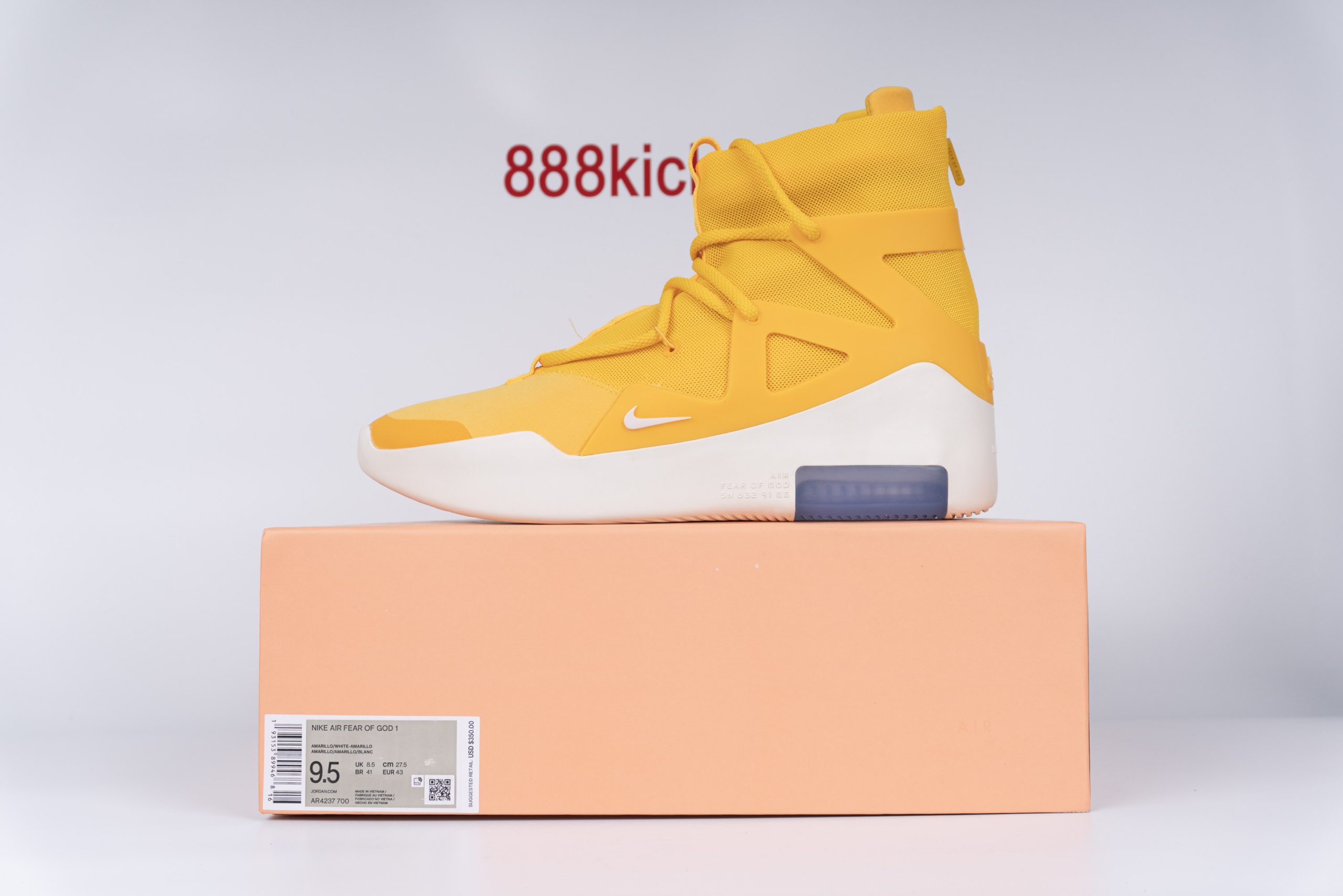 Nike Air Fear Of God 1 Yellow