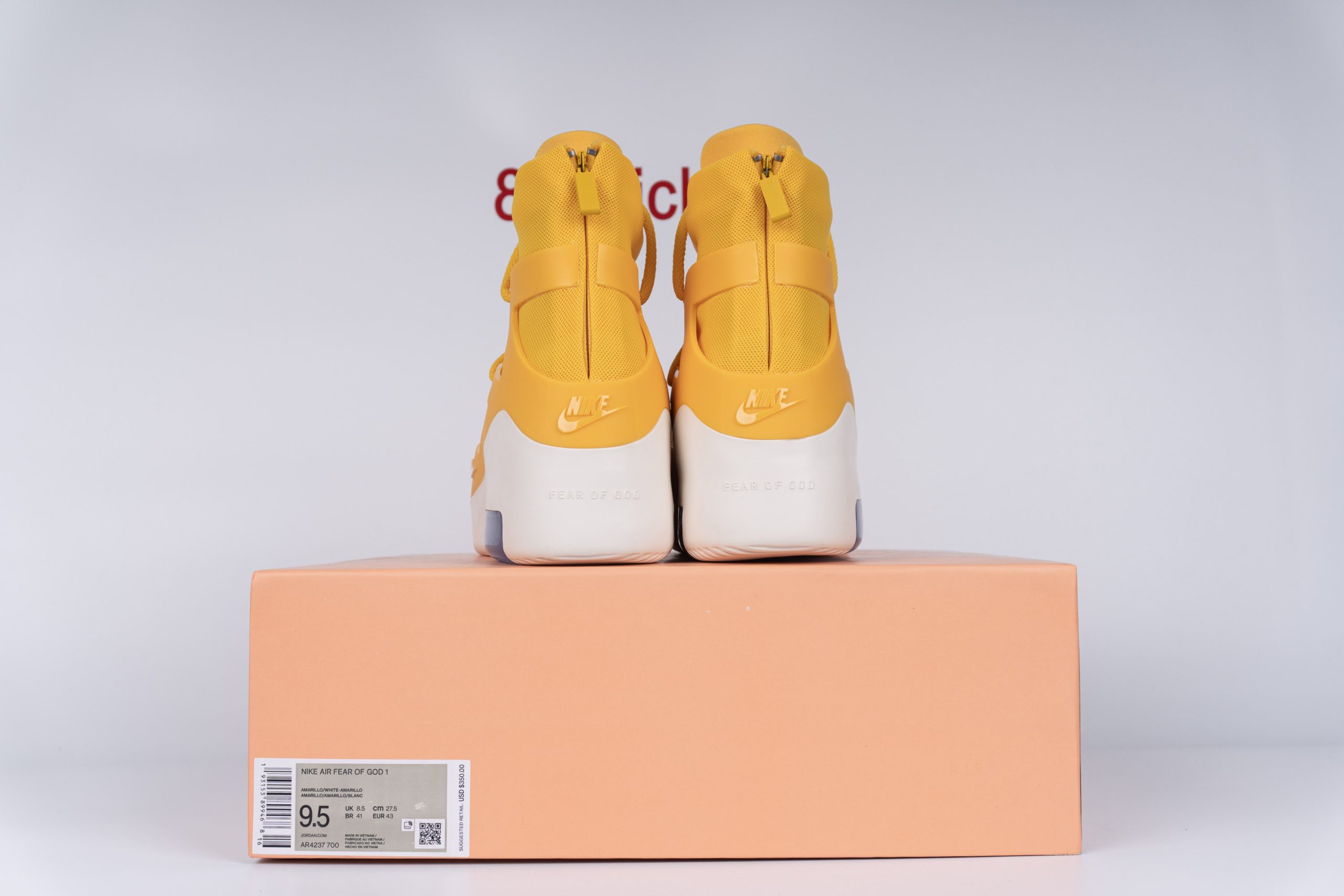 Nike Air Fear Of God 1 Yellow