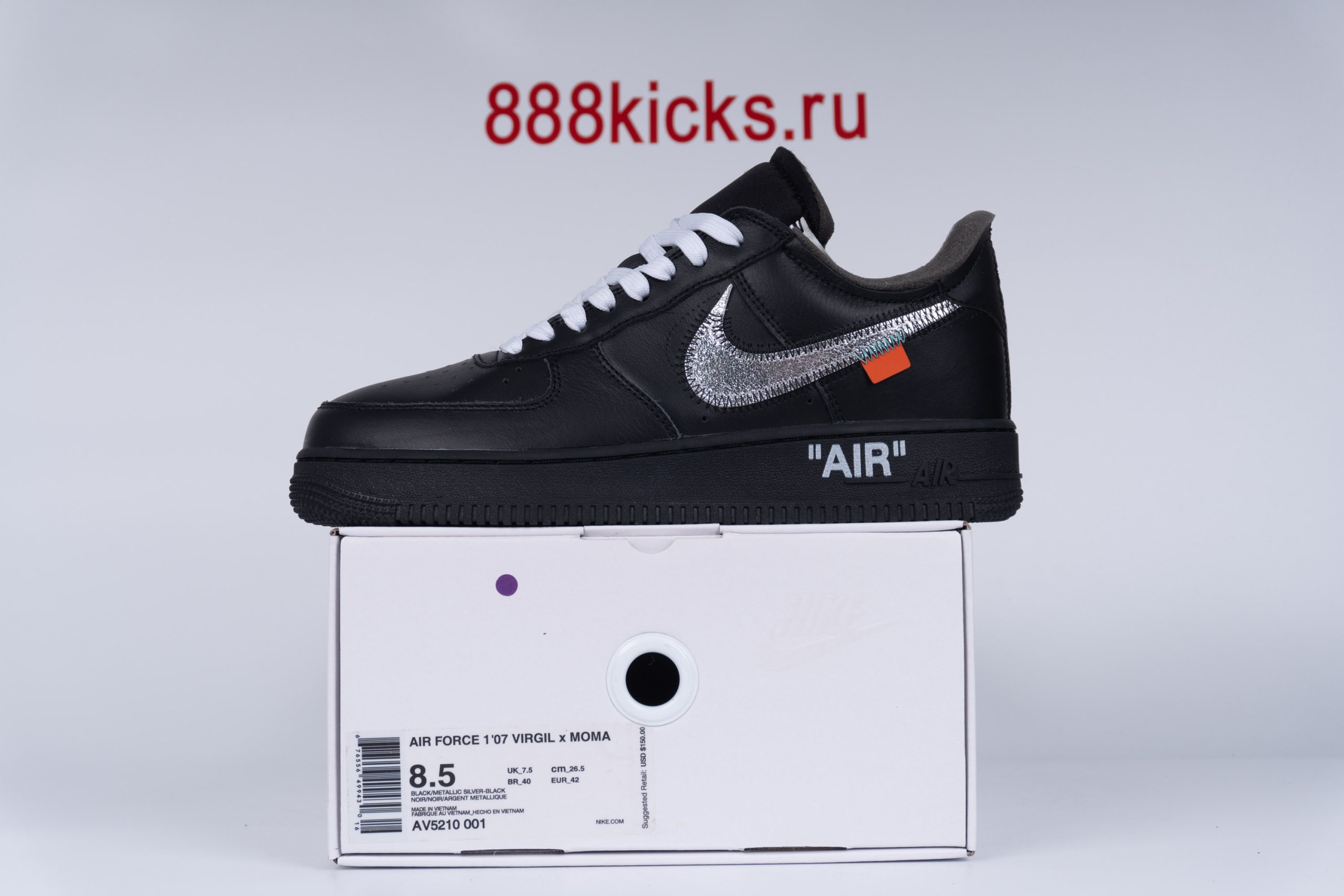 Nike Air Force 1 Low ’07 Off-White MoMA (Without Socks)