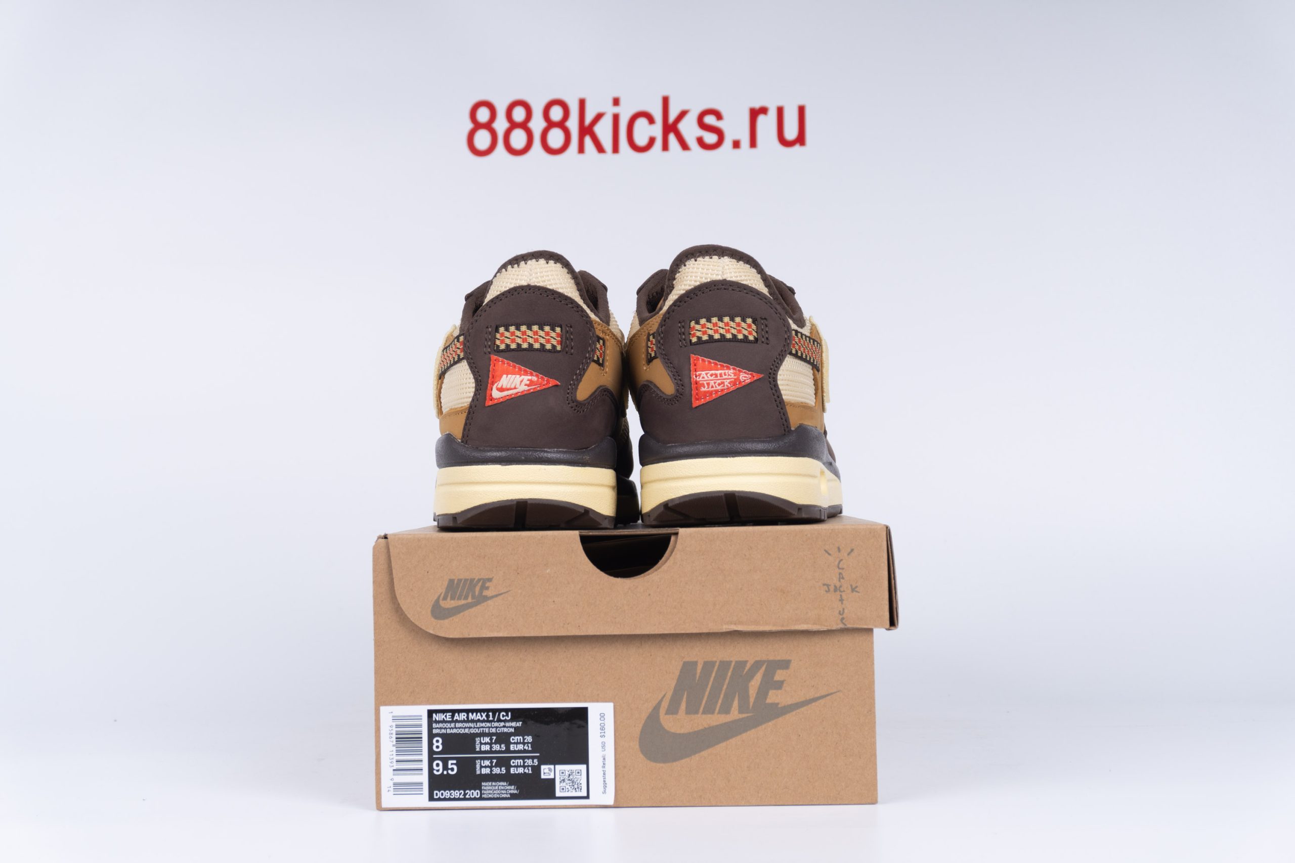 Nike Air Max 1 Travis Scott Cactus Jack Baroque Brown