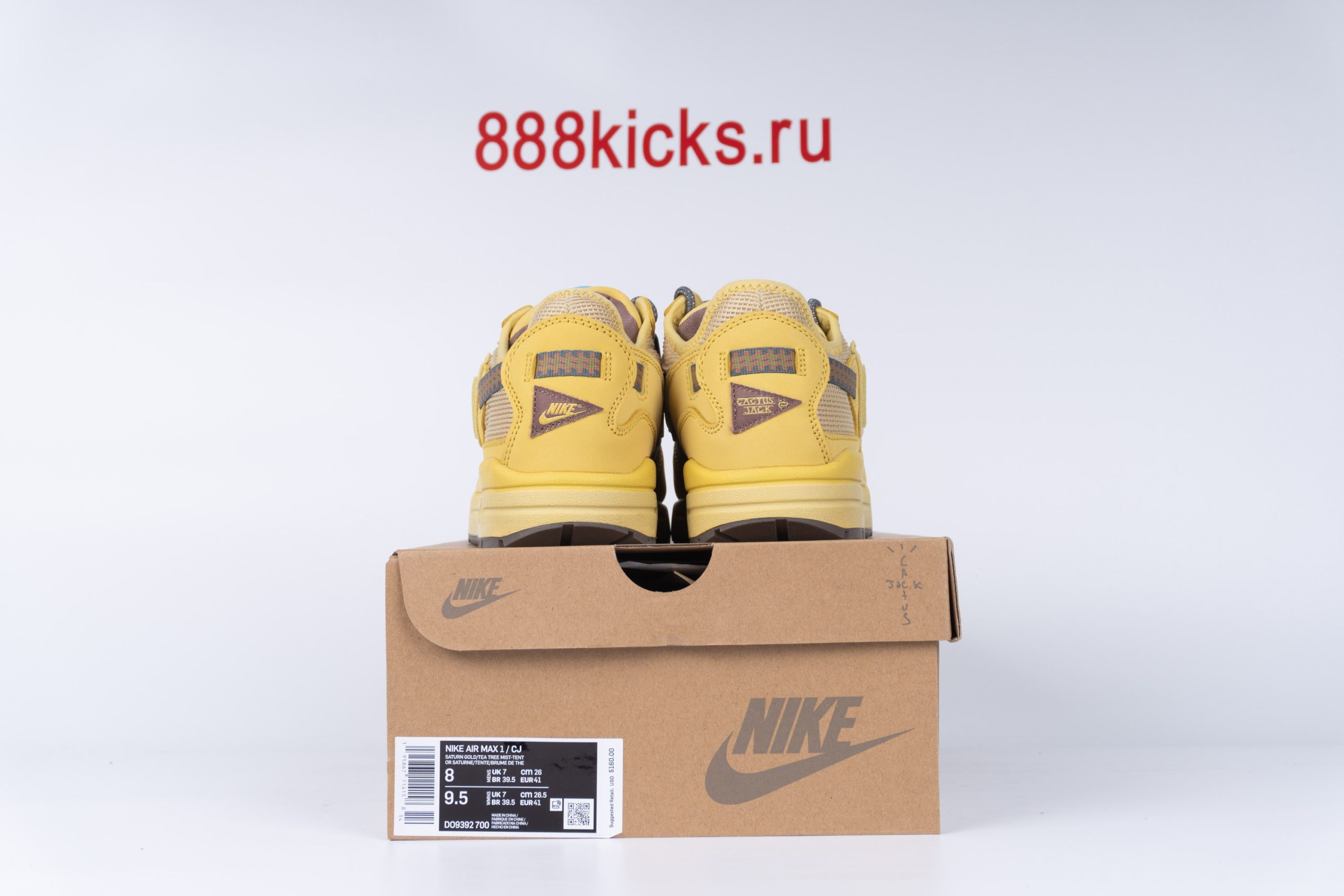Nike Air Max 1 Travis Scott Cactus Jack Saturn Gold