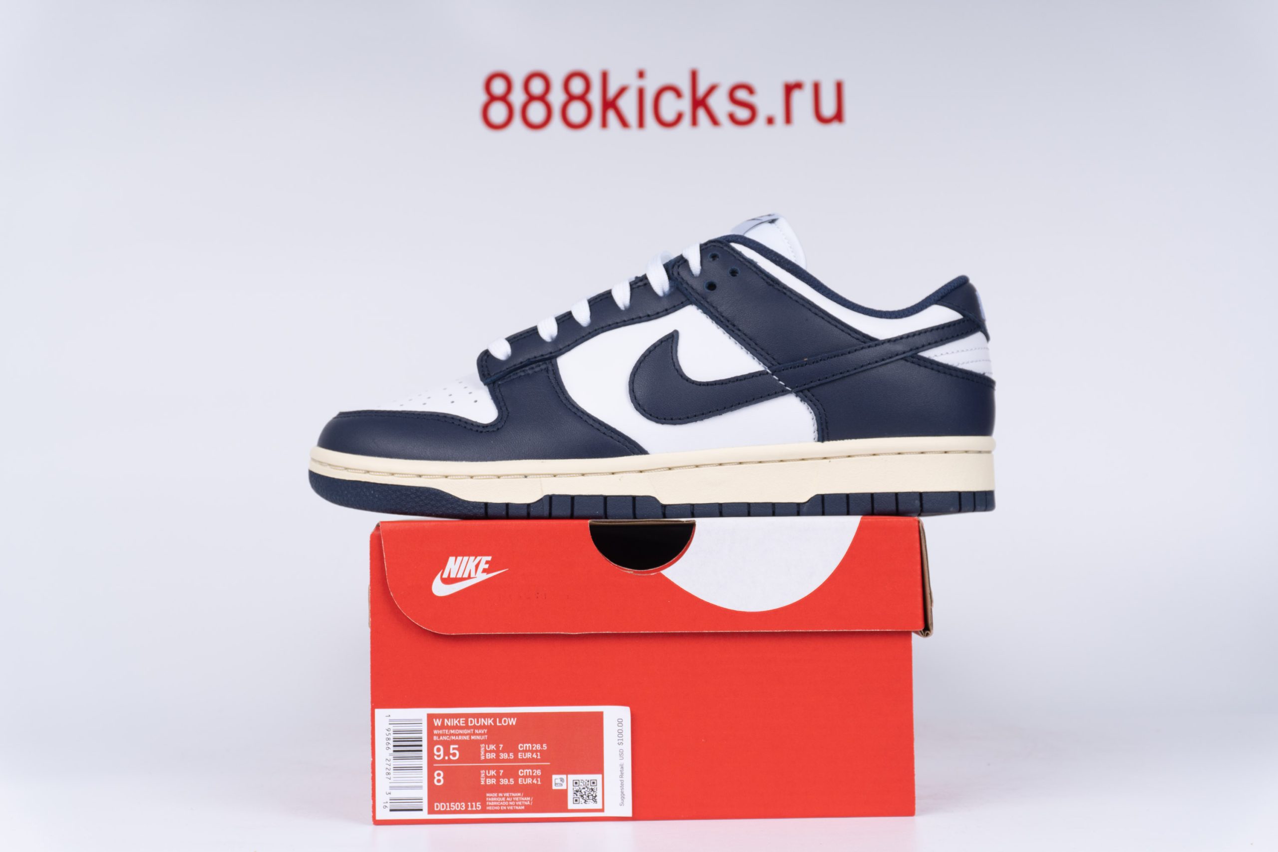 Nike Dunk Low Vintage Navy (W)