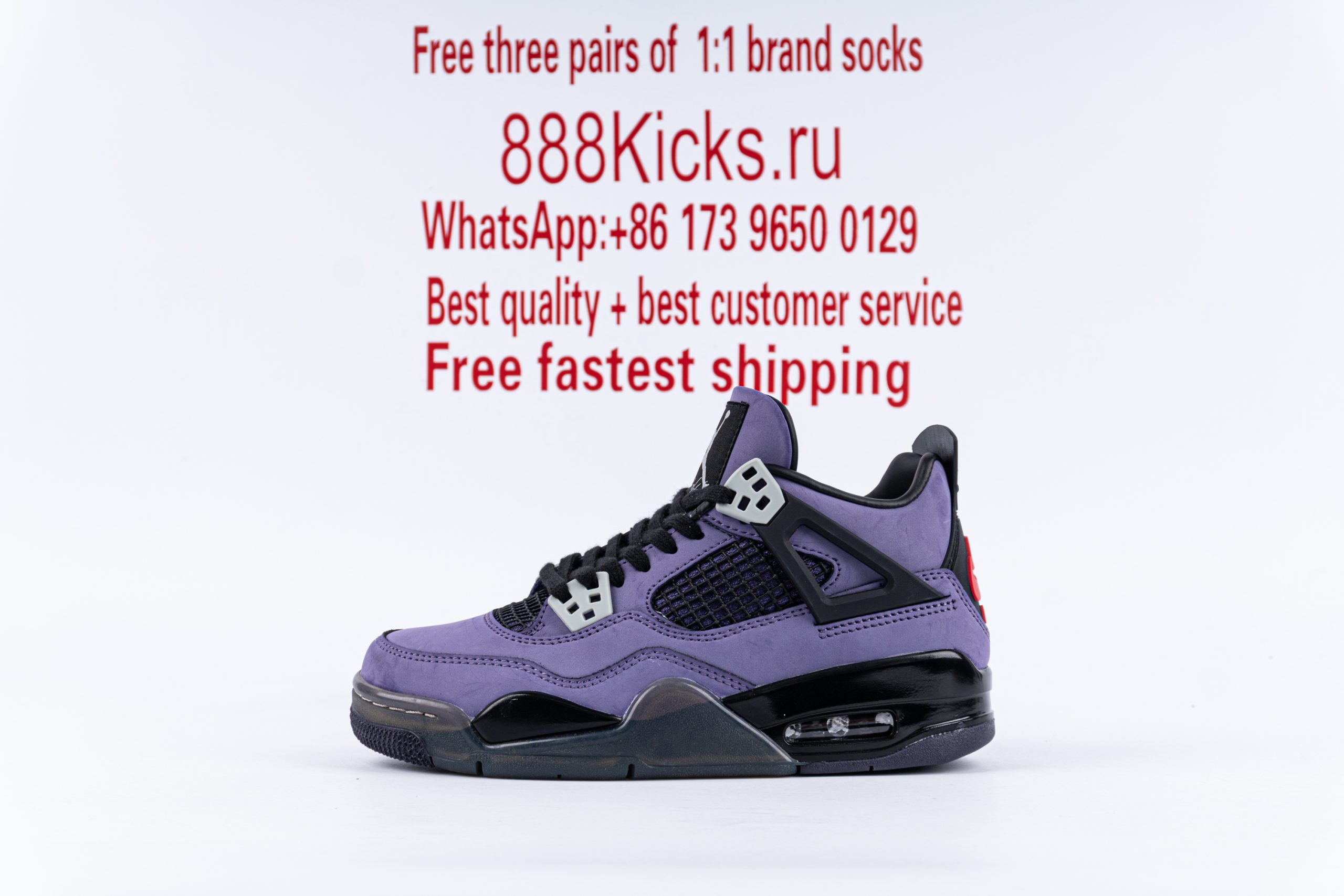 Travis Scott x Air Jordan 4 Retro Purple