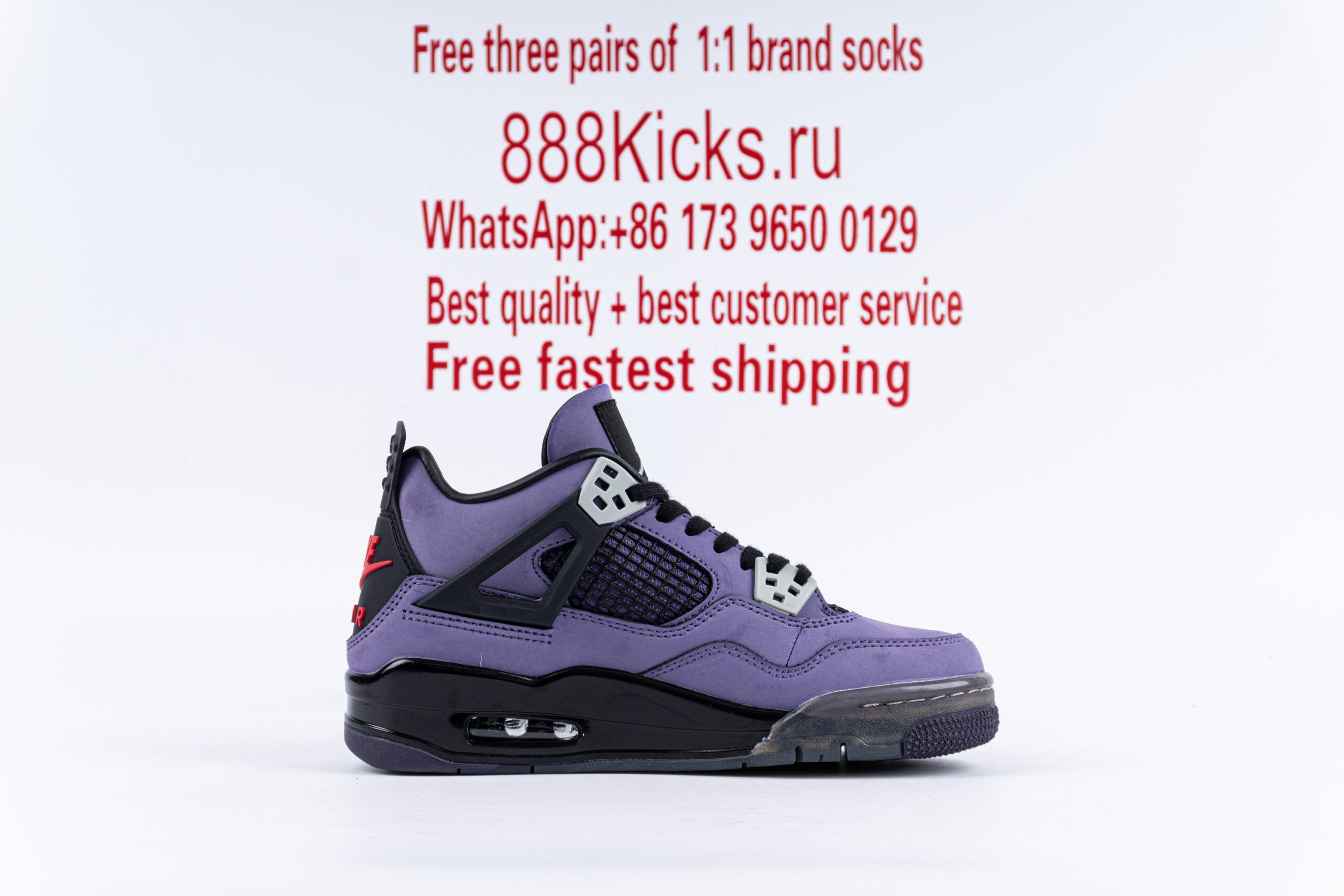 Travis Scott x Air Jordan 4 Retro Purple