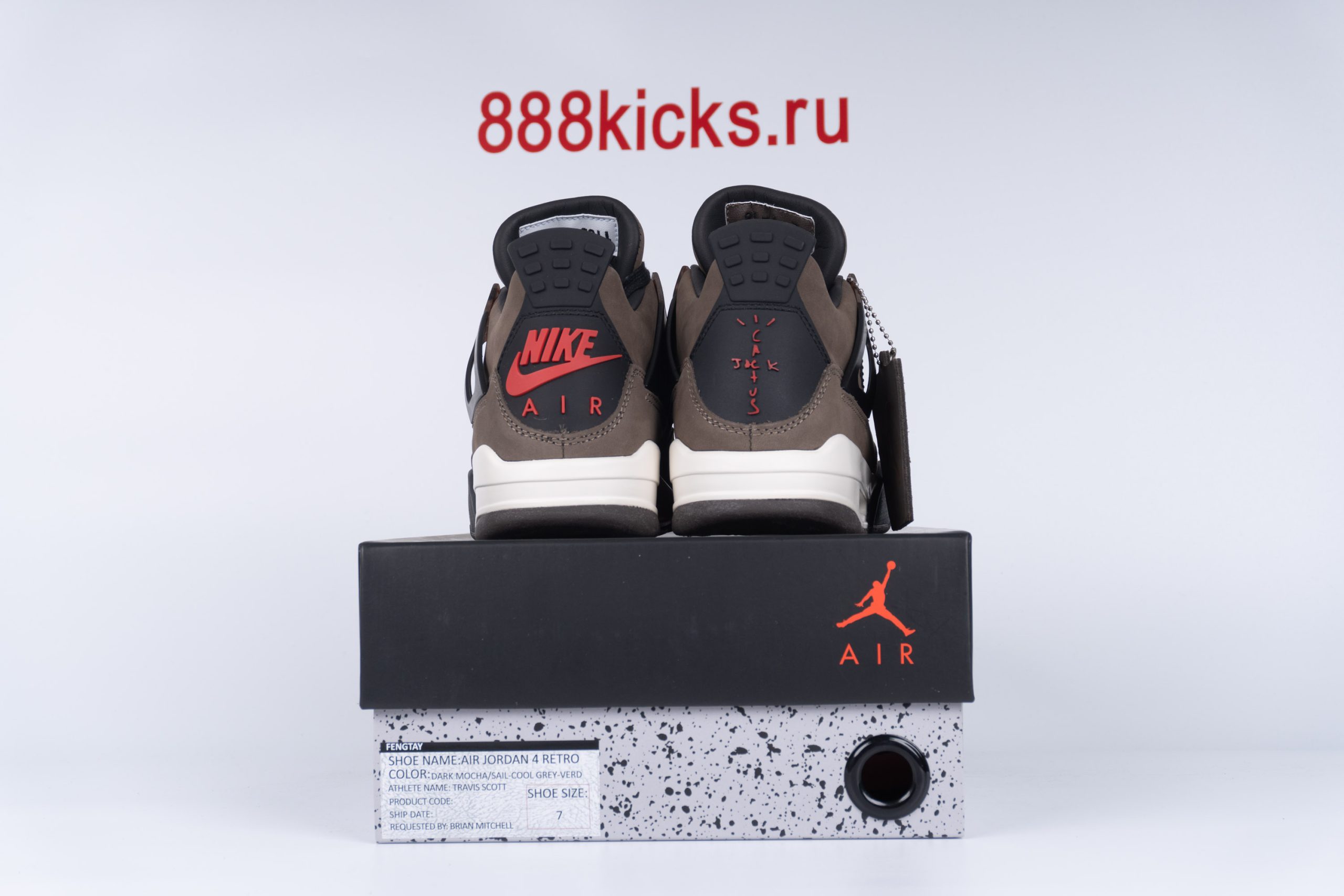 Travis Scott x Air Jordan 4 Retro Brown
