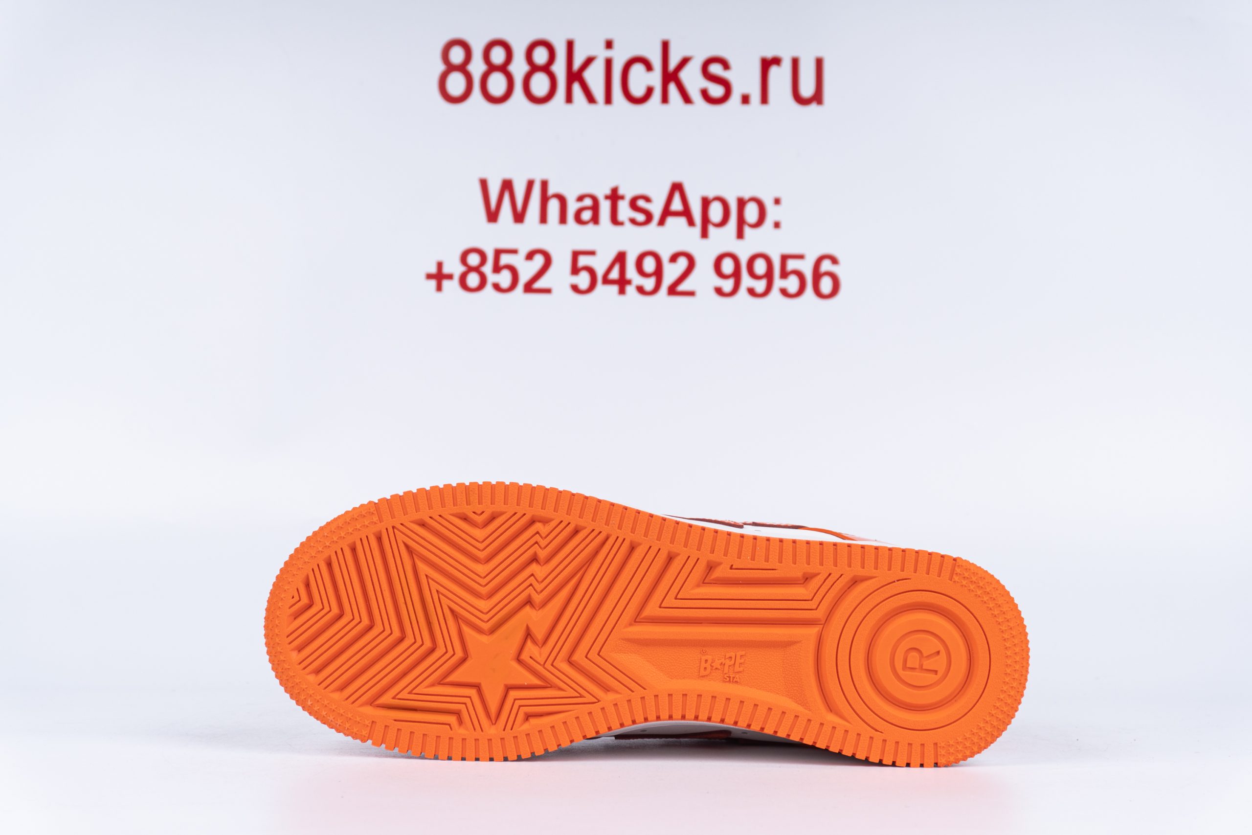 A Bathing Ape Bape Sta Low Orange