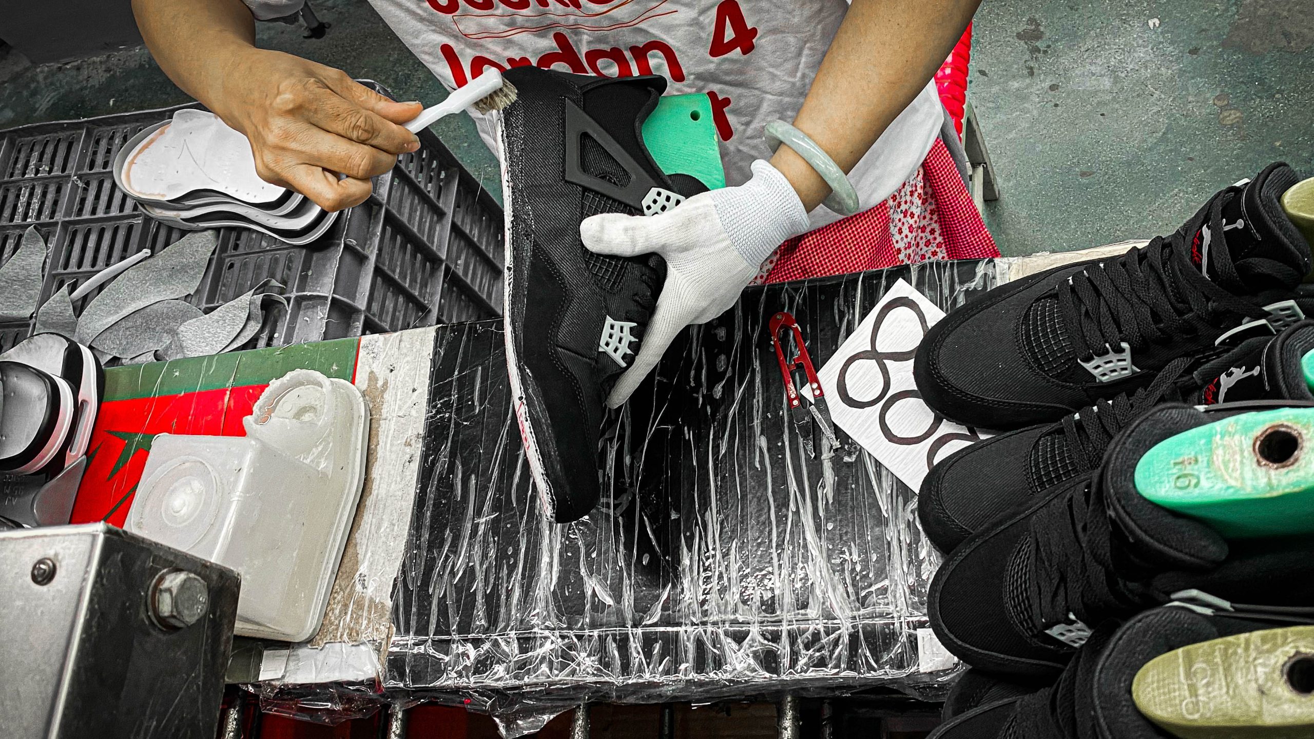 Jordan 4 Retro SE Black Canvas