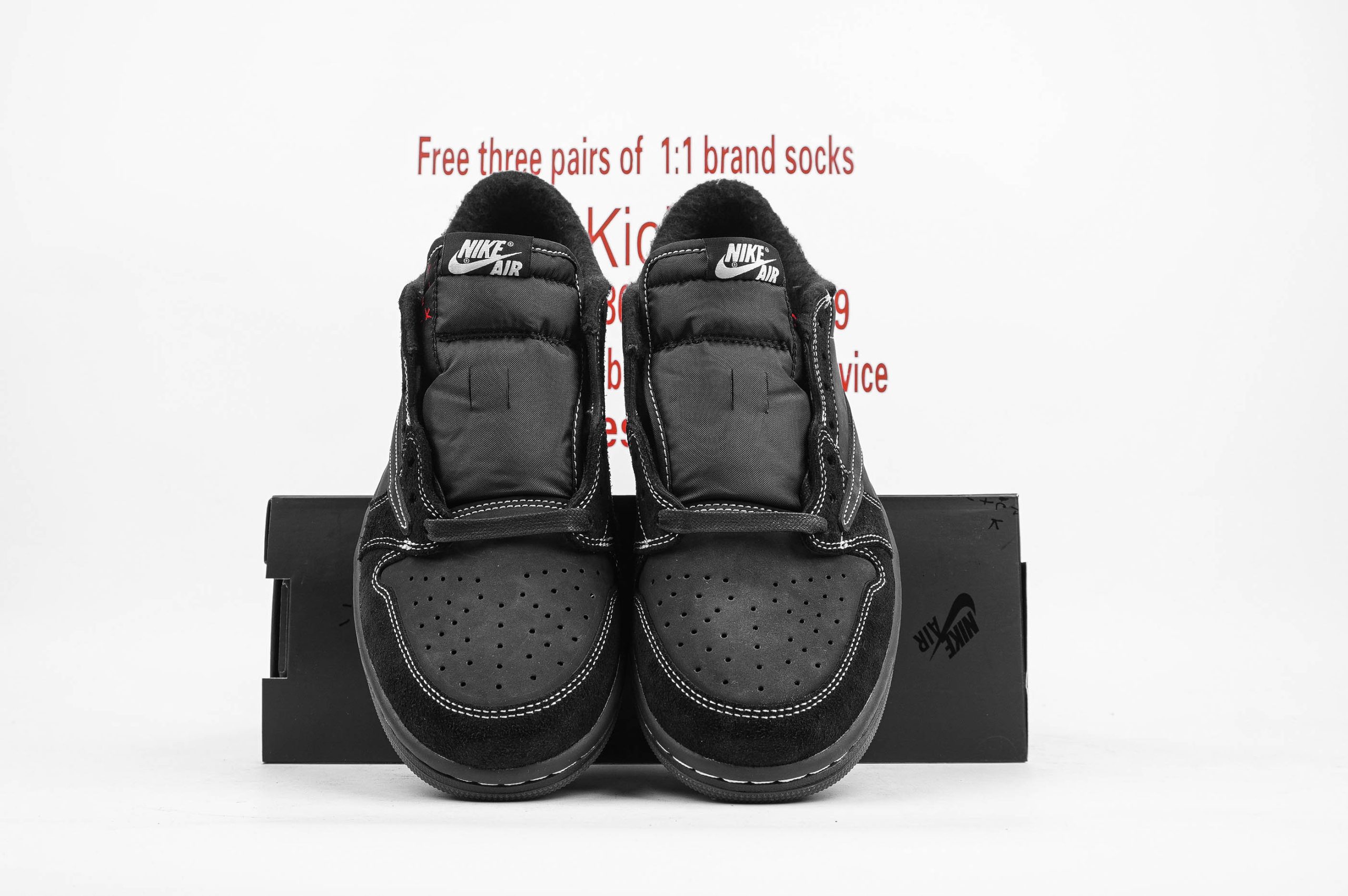 Jordan 1 Retro Low OG SP Travis Scott Black Phantom
