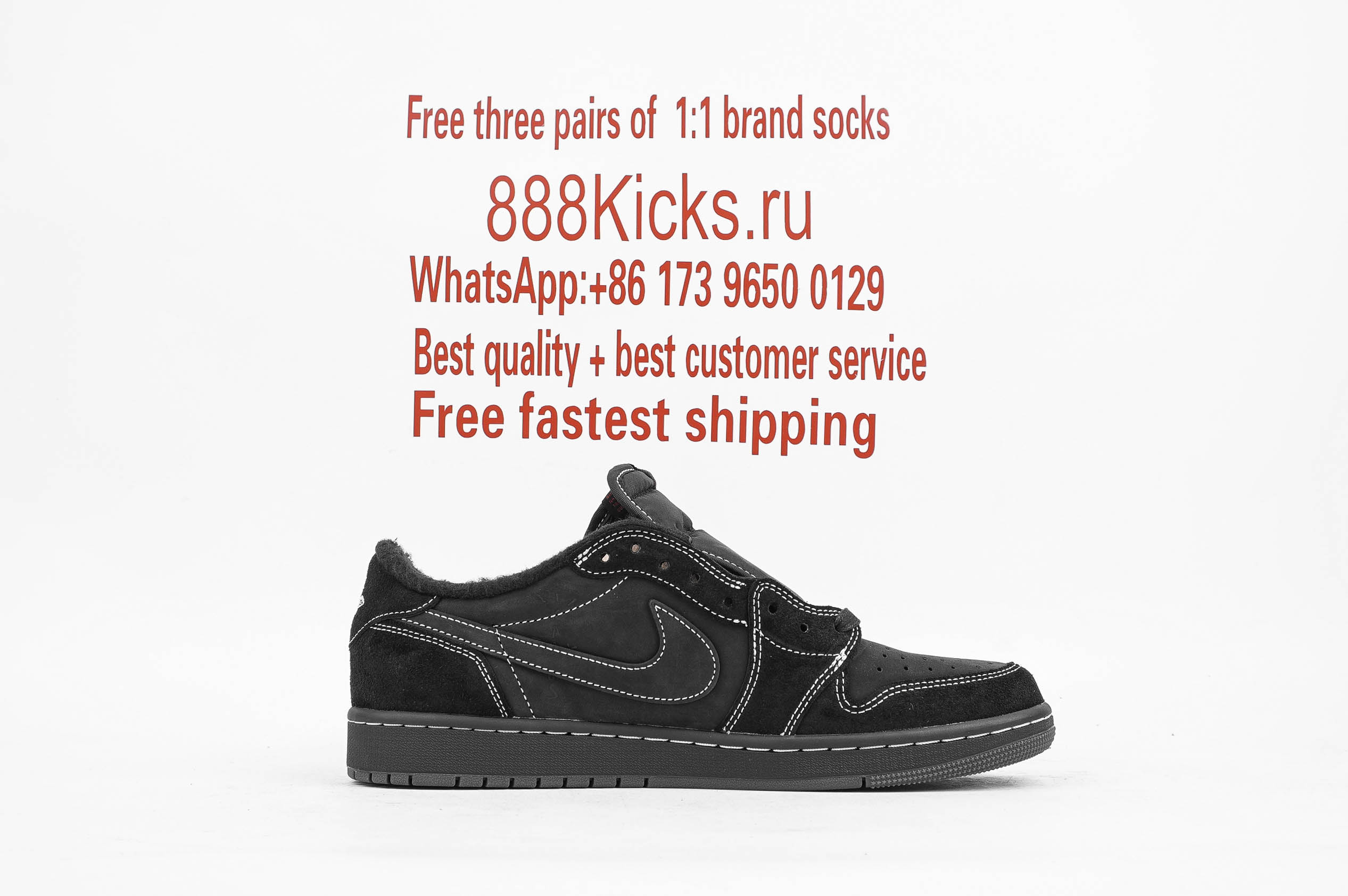 Jordan 1 Retro Low OG SP Travis Scott Black Phantom