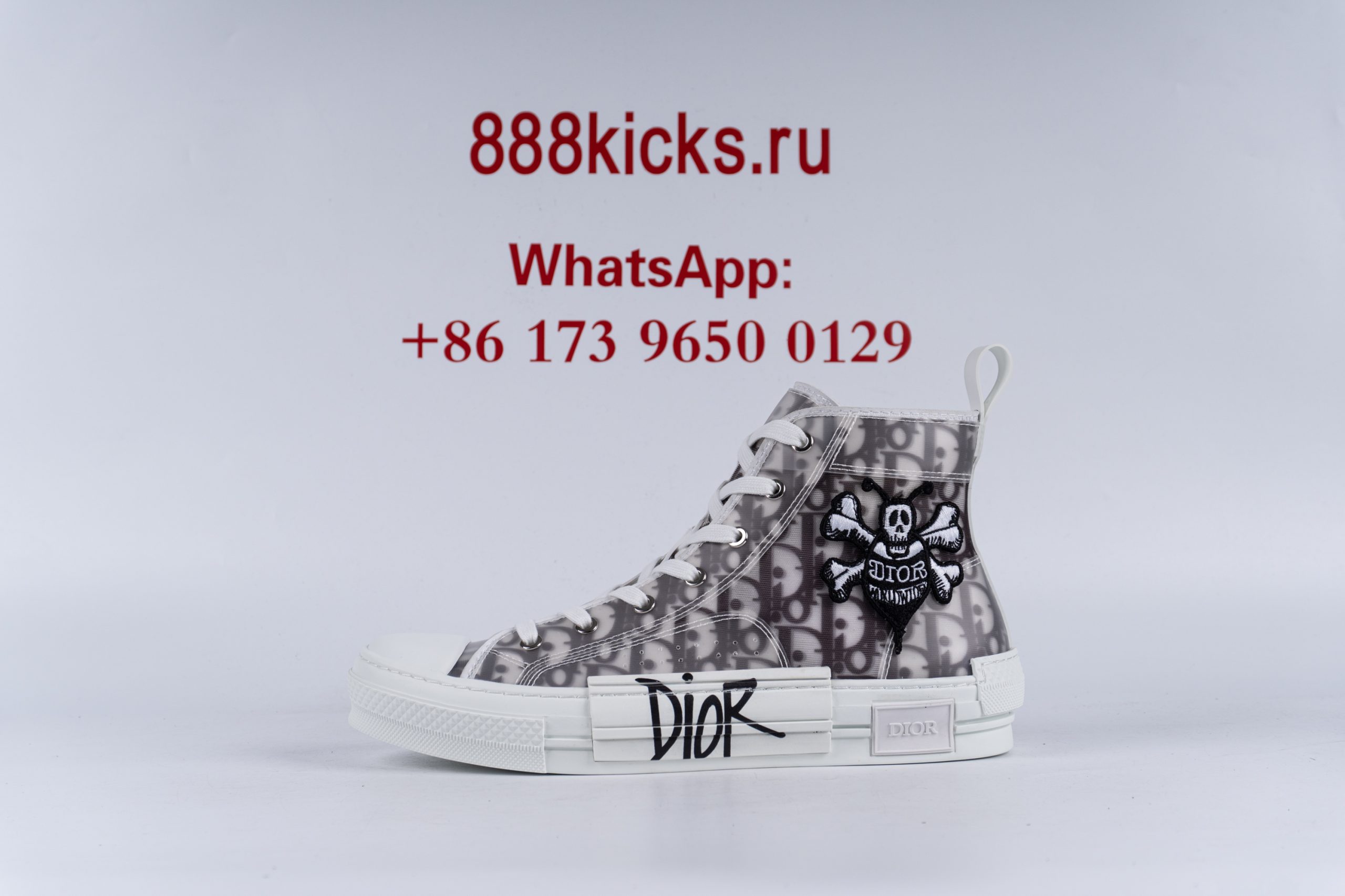 D1or And Shawn B23 High Top Bee Embroidery