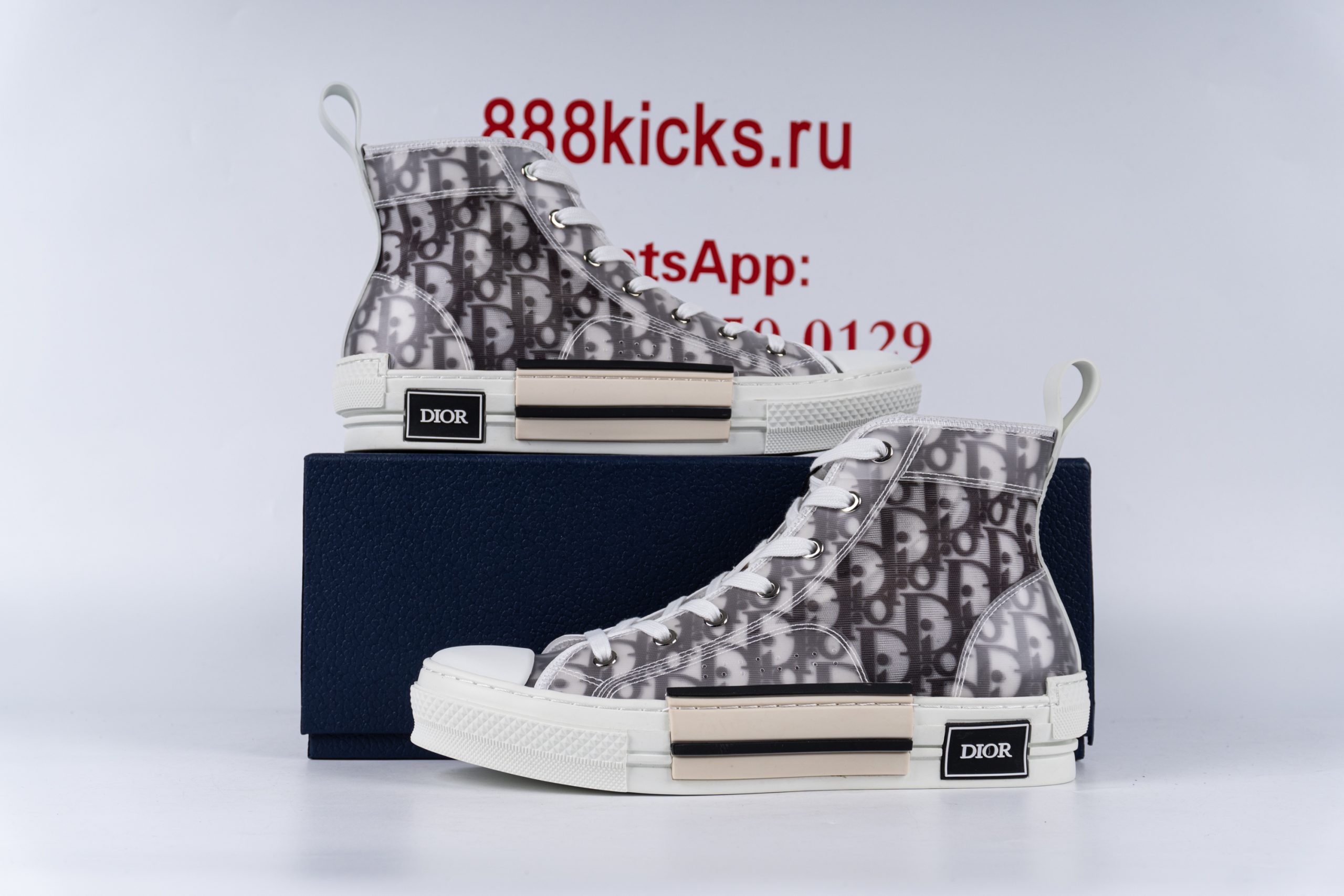 D1or B23 High Top Logo Oblique