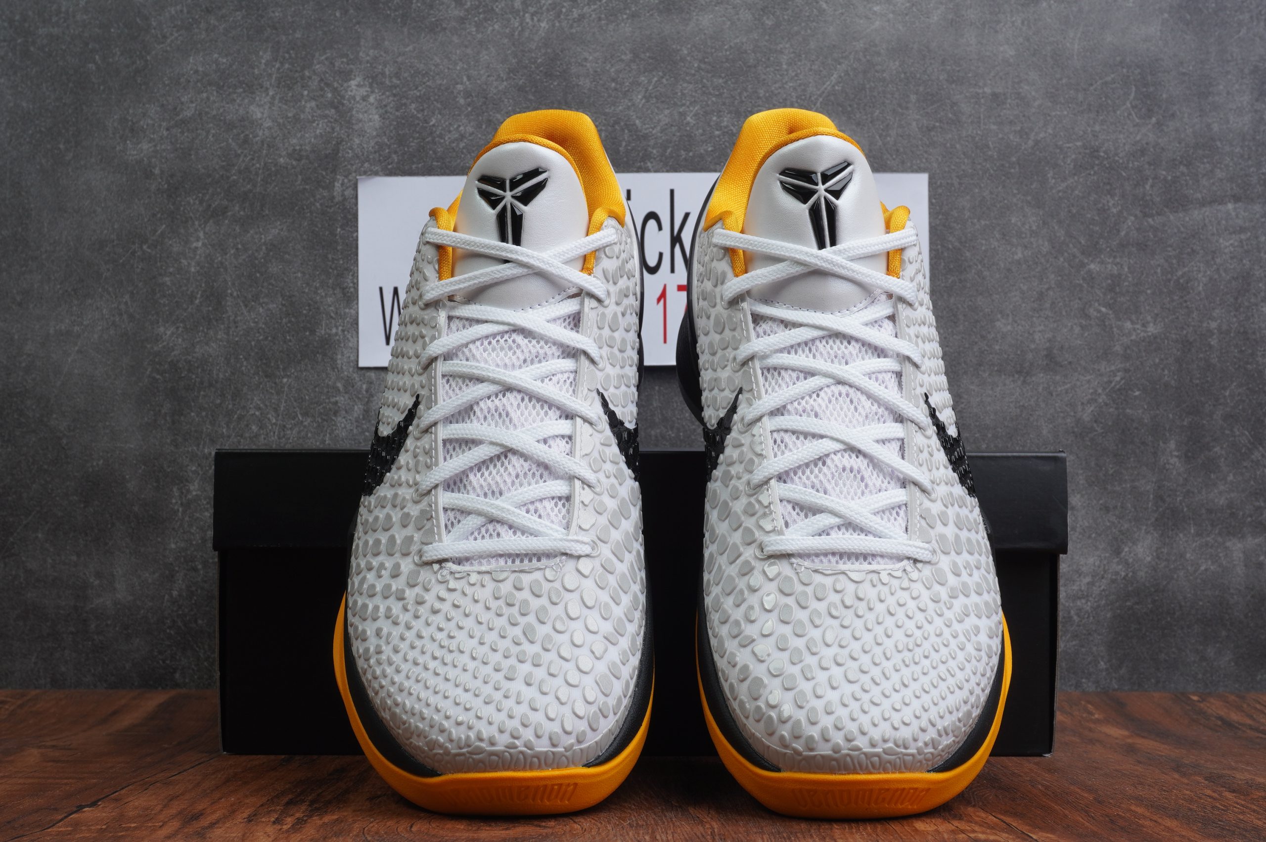 Kobe 6 Protro Playoff Pack White Del Sol