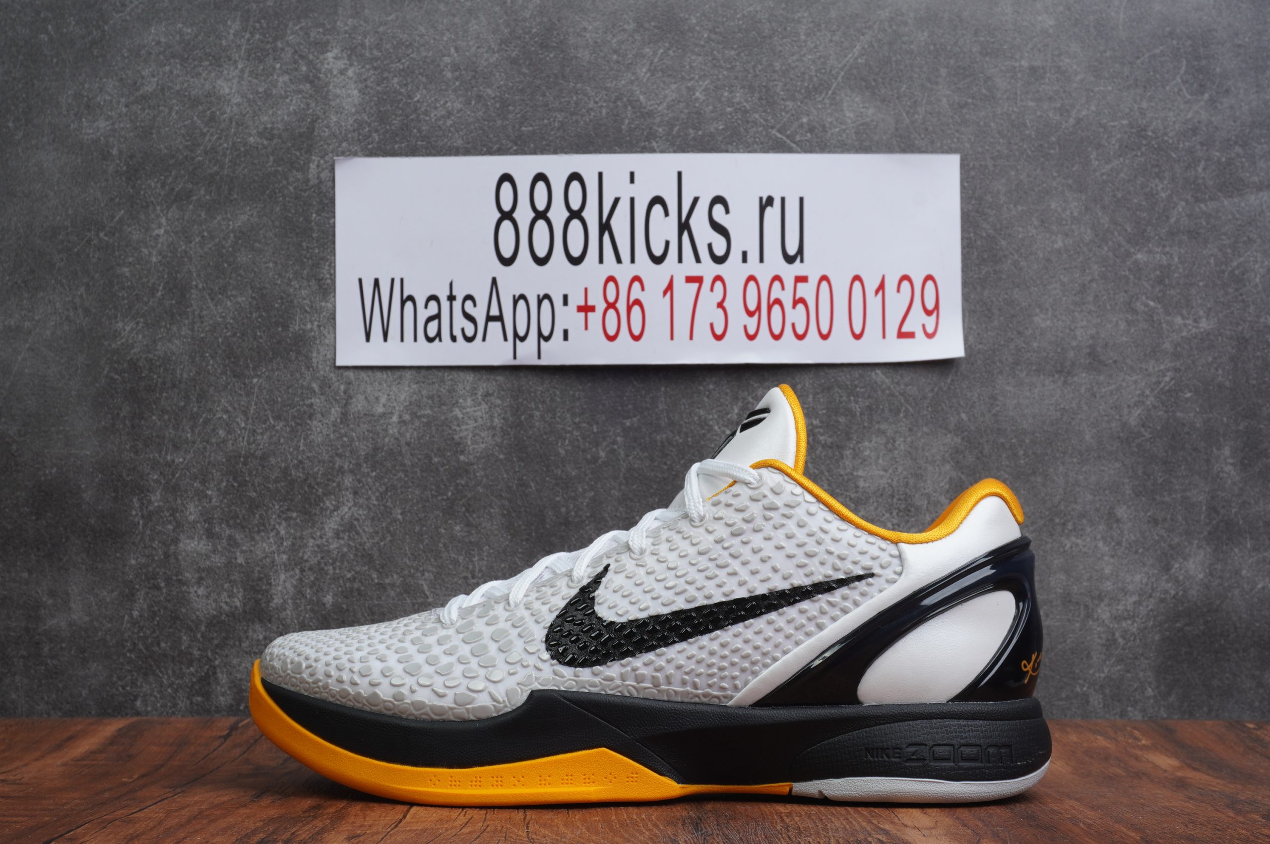 Kobe 6 Protro Playoff Pack White Del Sol