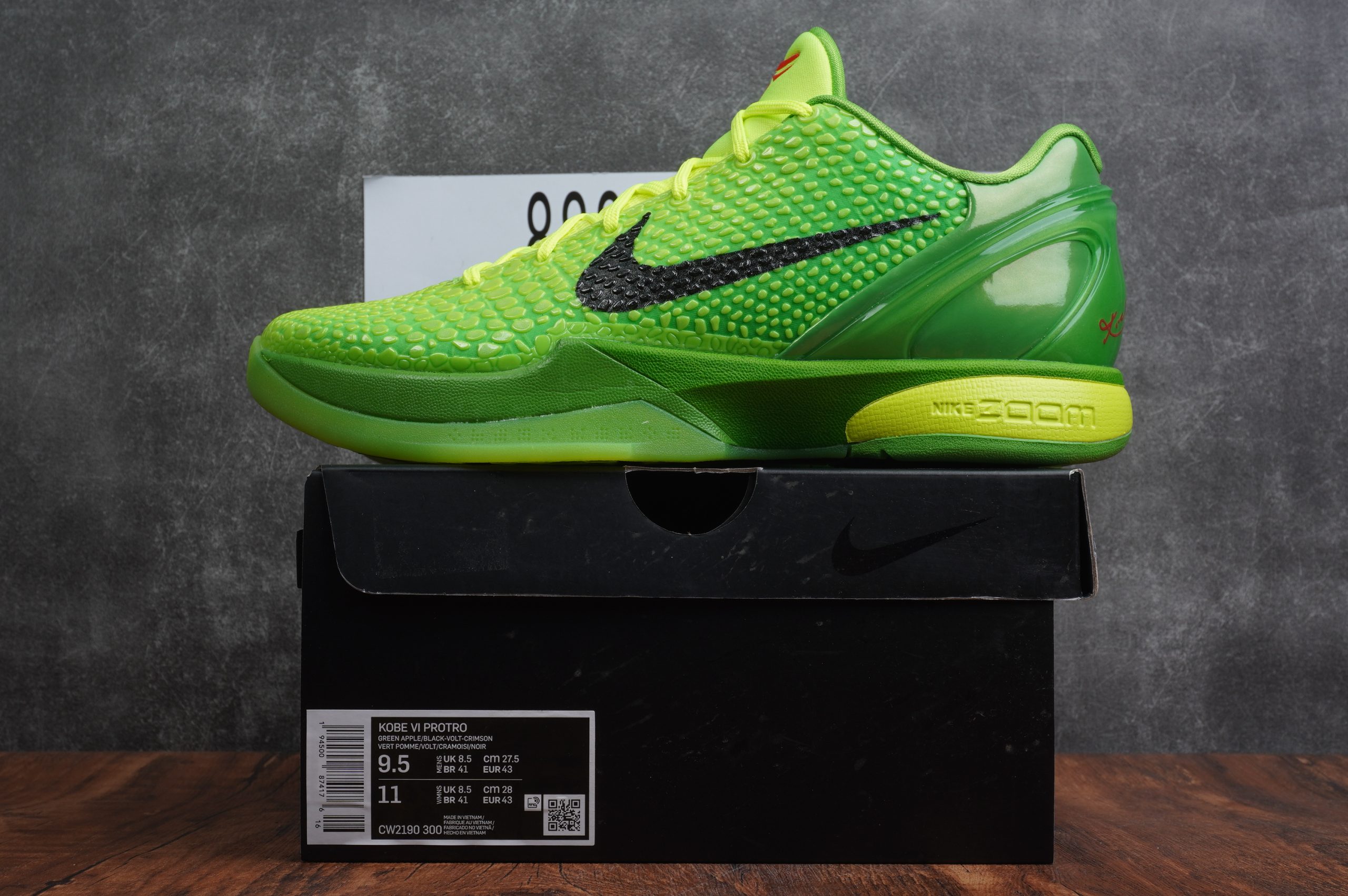 Nike Kobe 6 Protro Grinch 2020