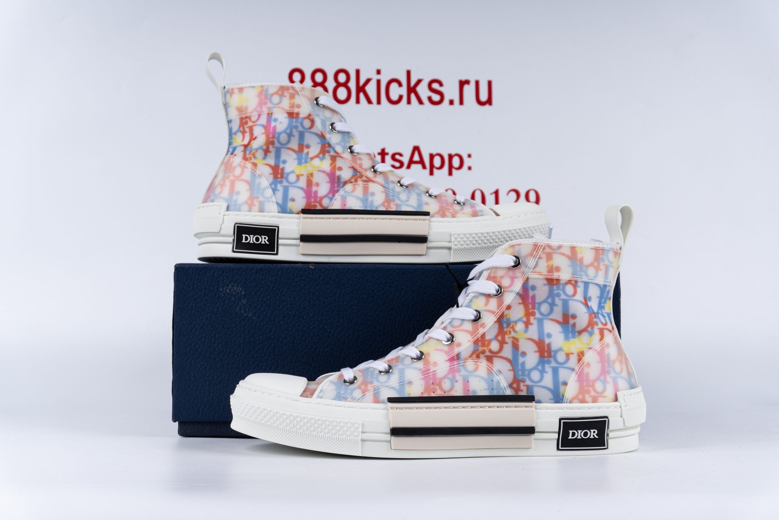 D*or b23 high top multicolor oblique
