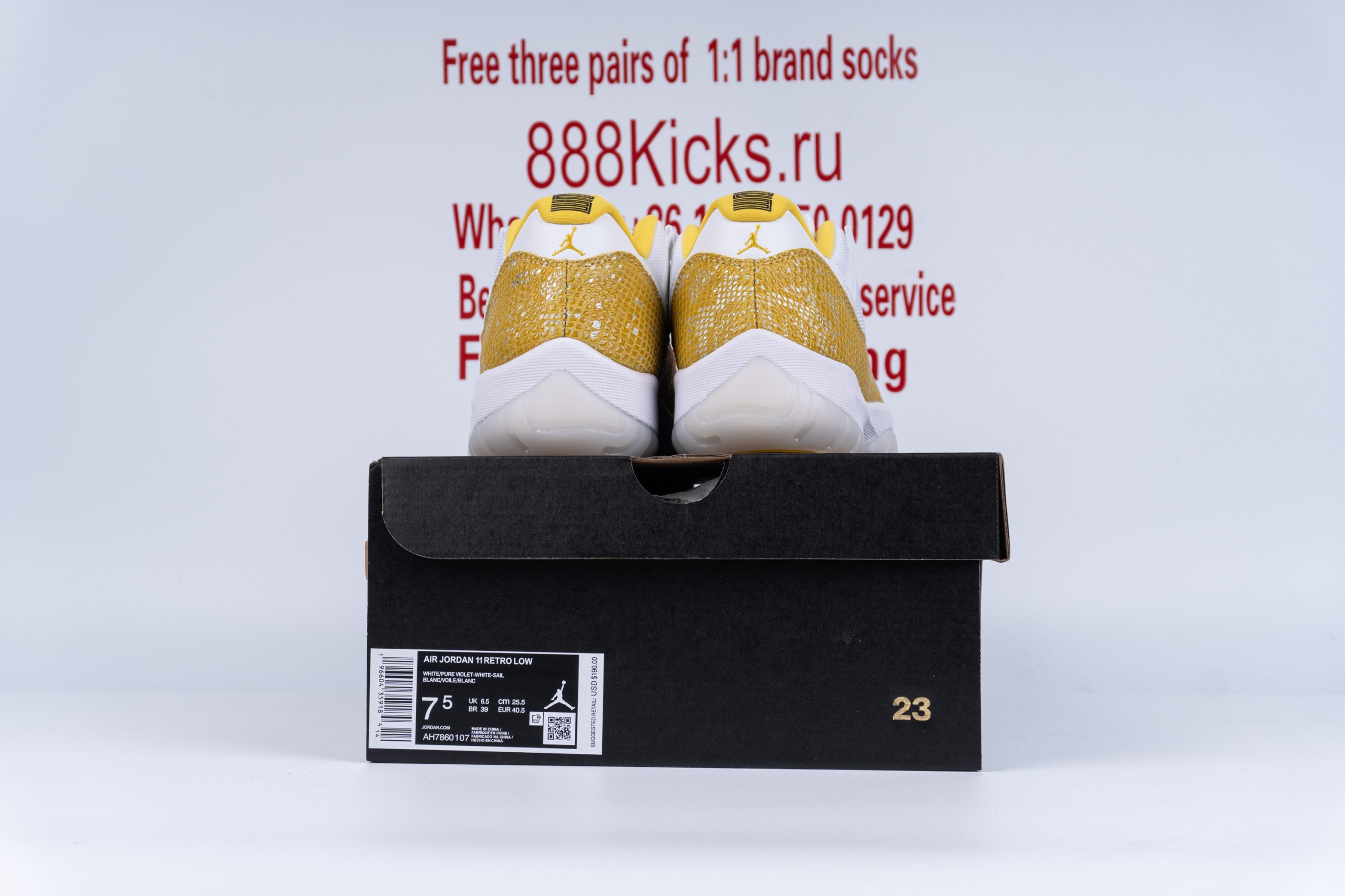 Jordan 11 Retro Low Tour Yellow Snakeskin