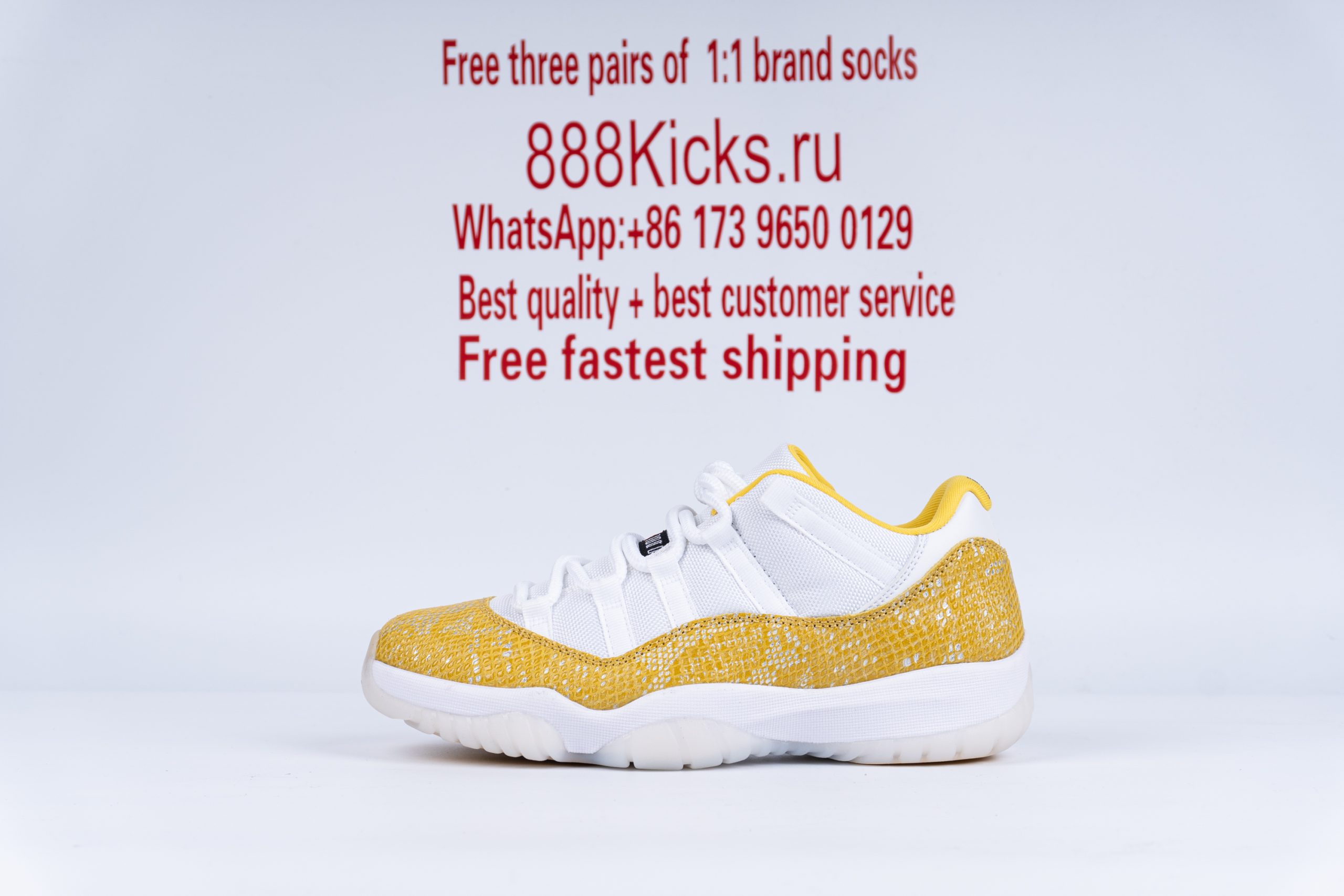 Jordan 11 Retro Low Tour Yellow Snakeskin