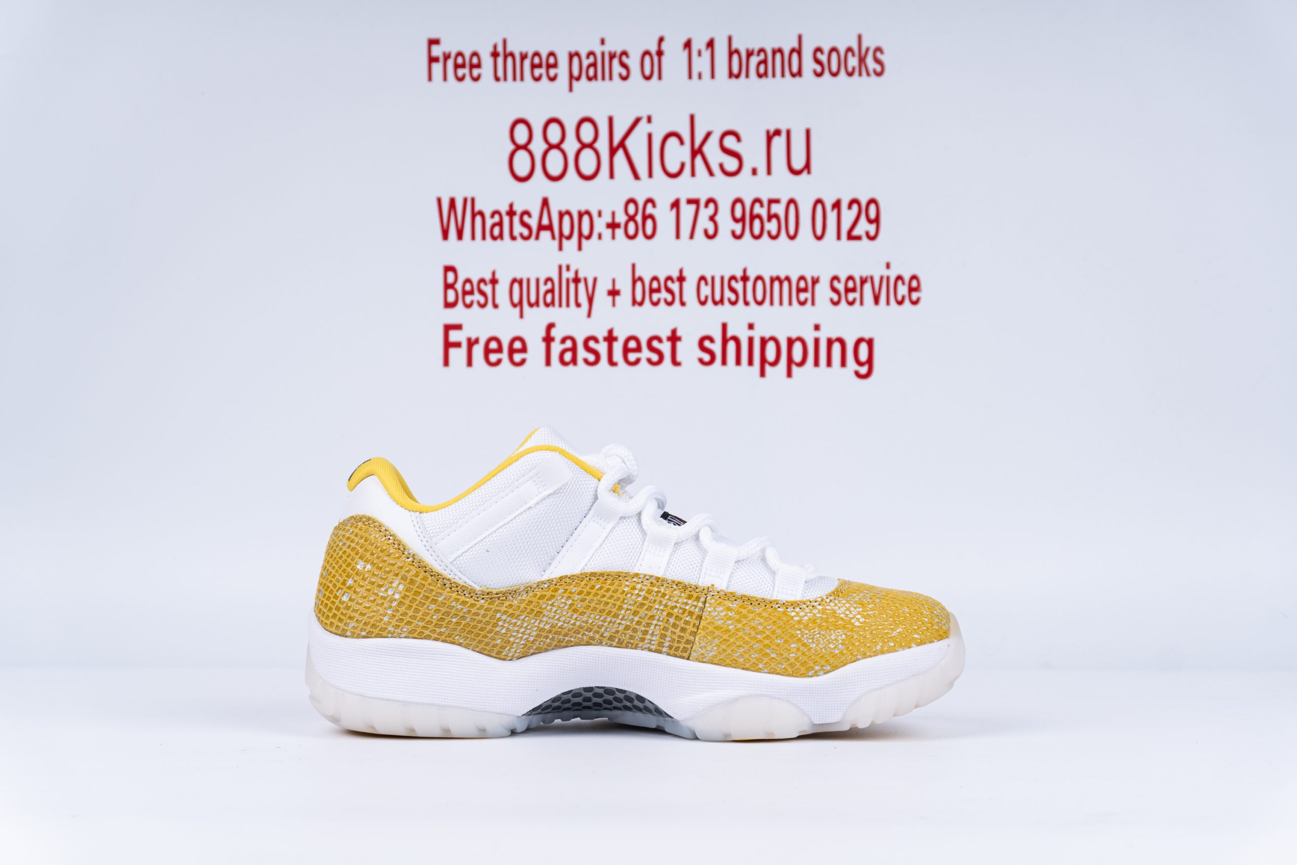 Jordan 11 Retro Low Tour Yellow Snakeskin