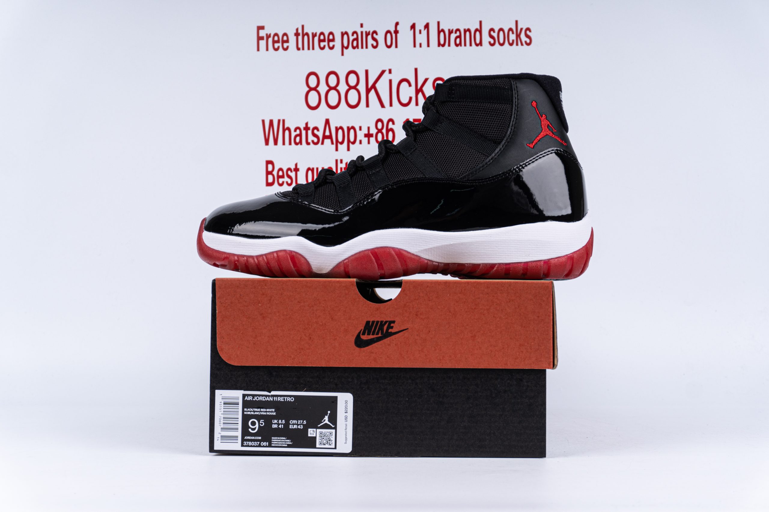 Jordan 11 Retro Playoffs Bred 2019