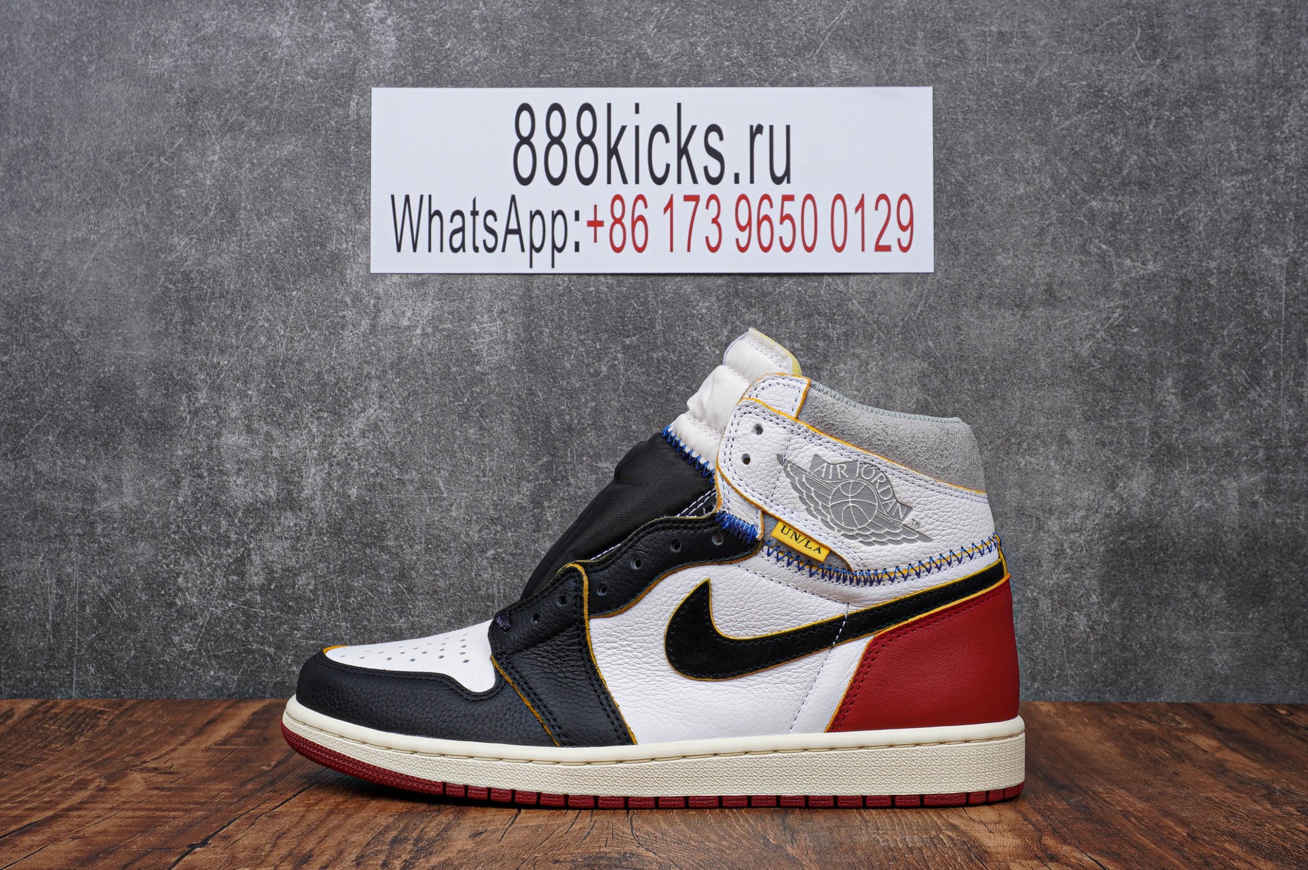 Jordan 1 Retro High Union Los Angeles Black Toe
