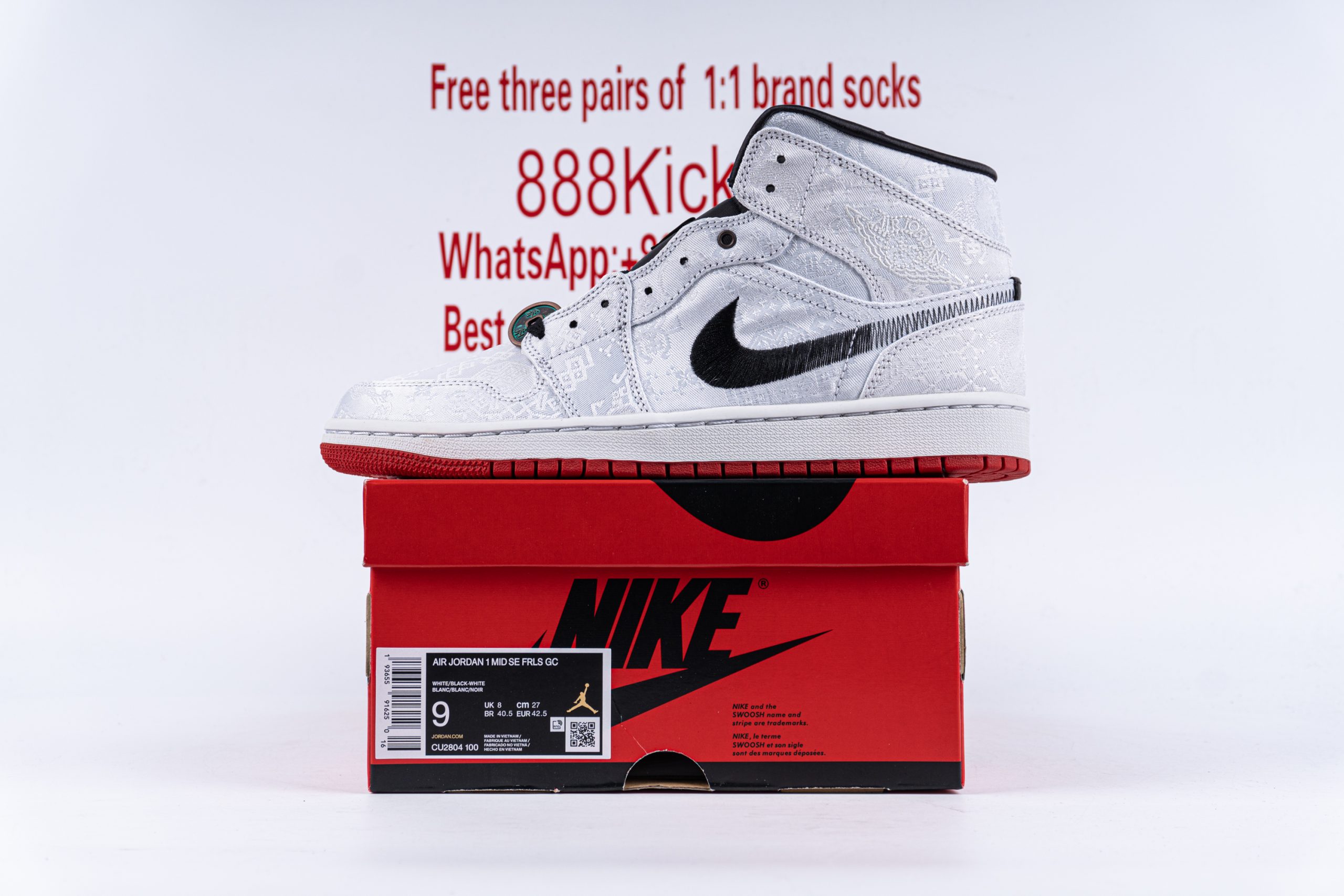 Jordan 1 Mid SE Fearless Edison Chen CLOT
