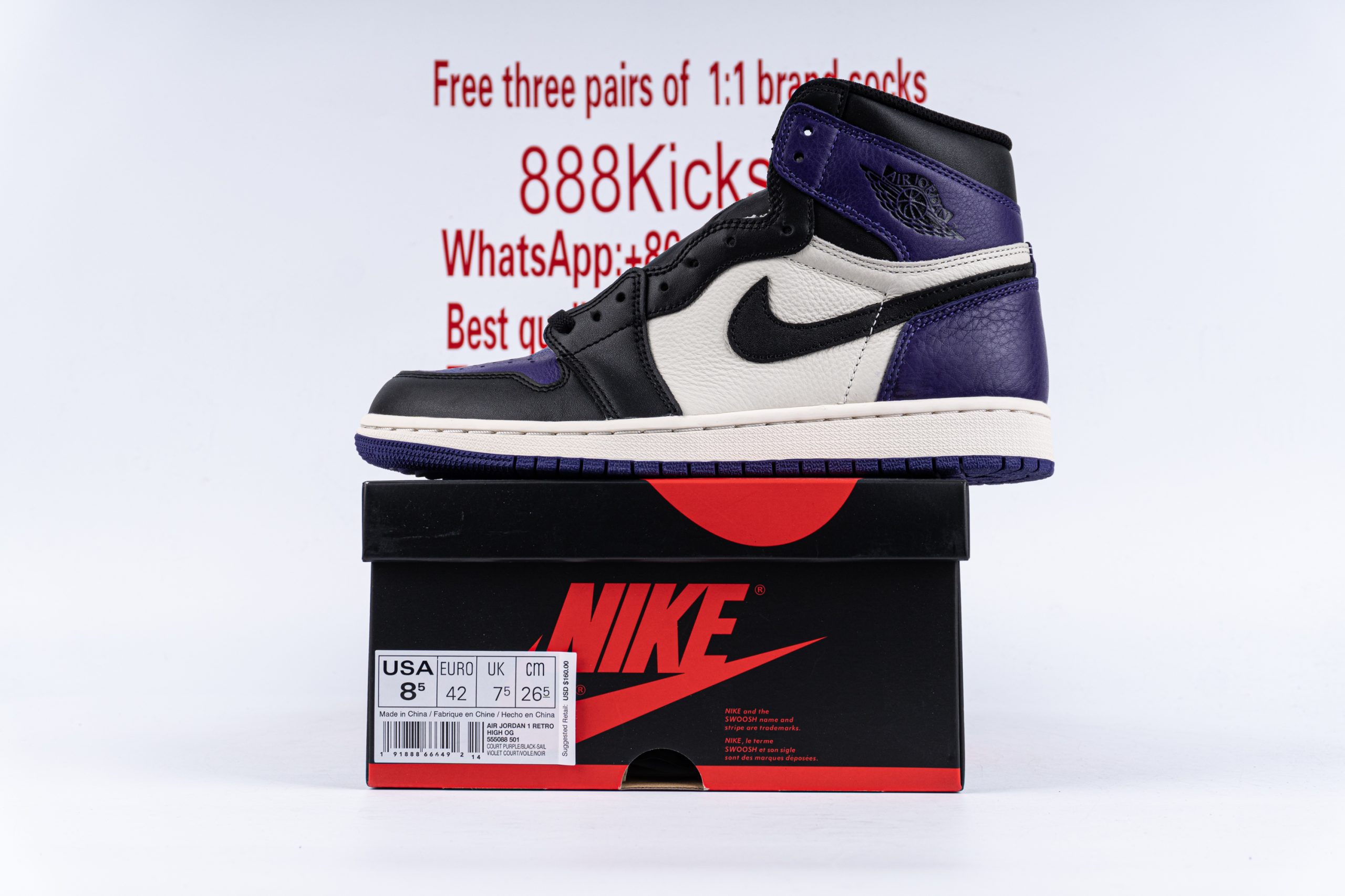 Jordan 1 Retro High Court Purple