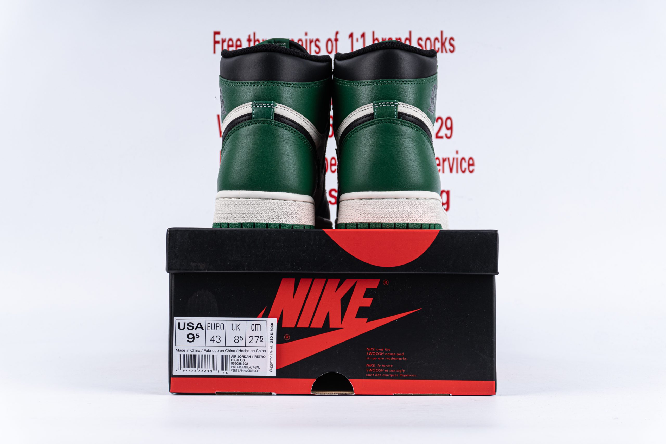 Jordan 1 Retro High Pine Green