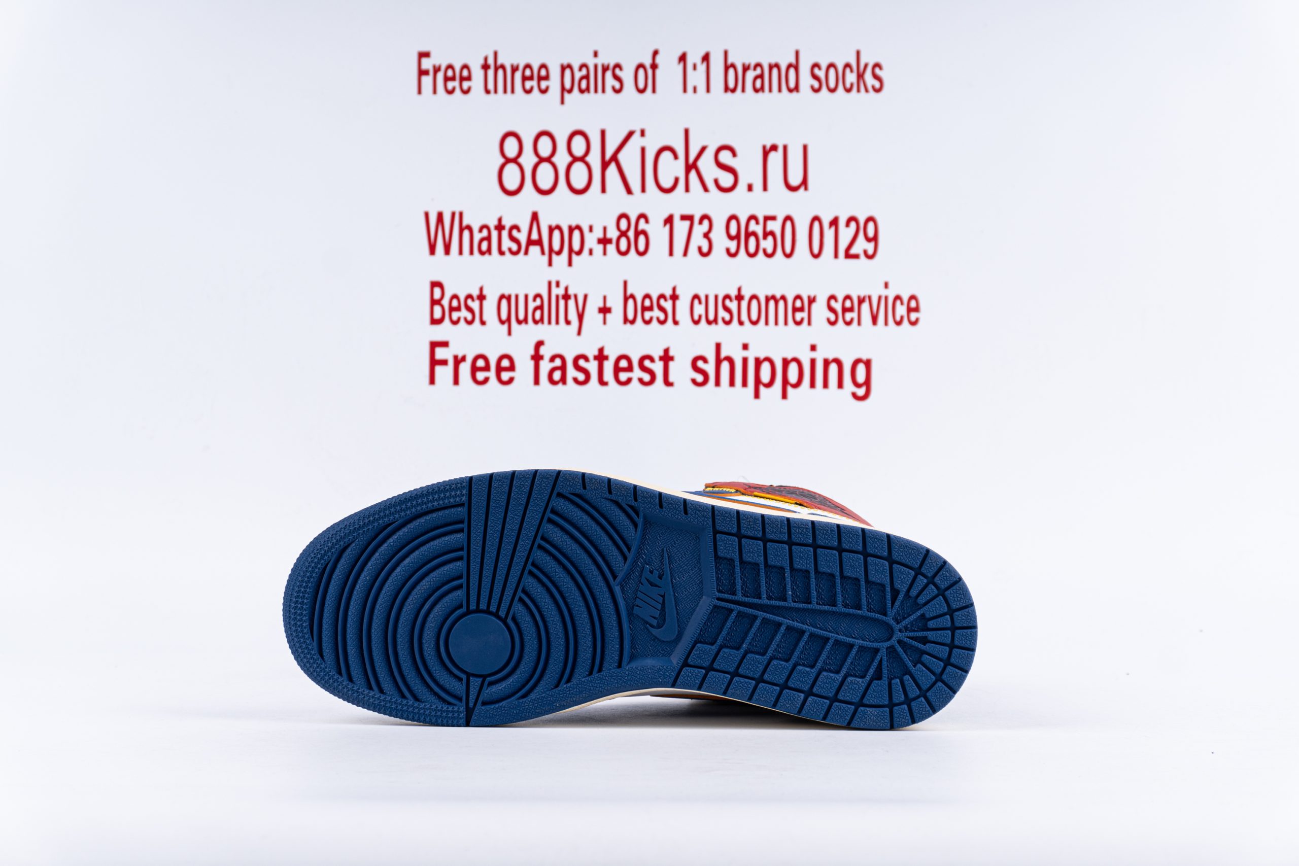 Jordan 1 Retro High Union Los Angeles Blue Toe