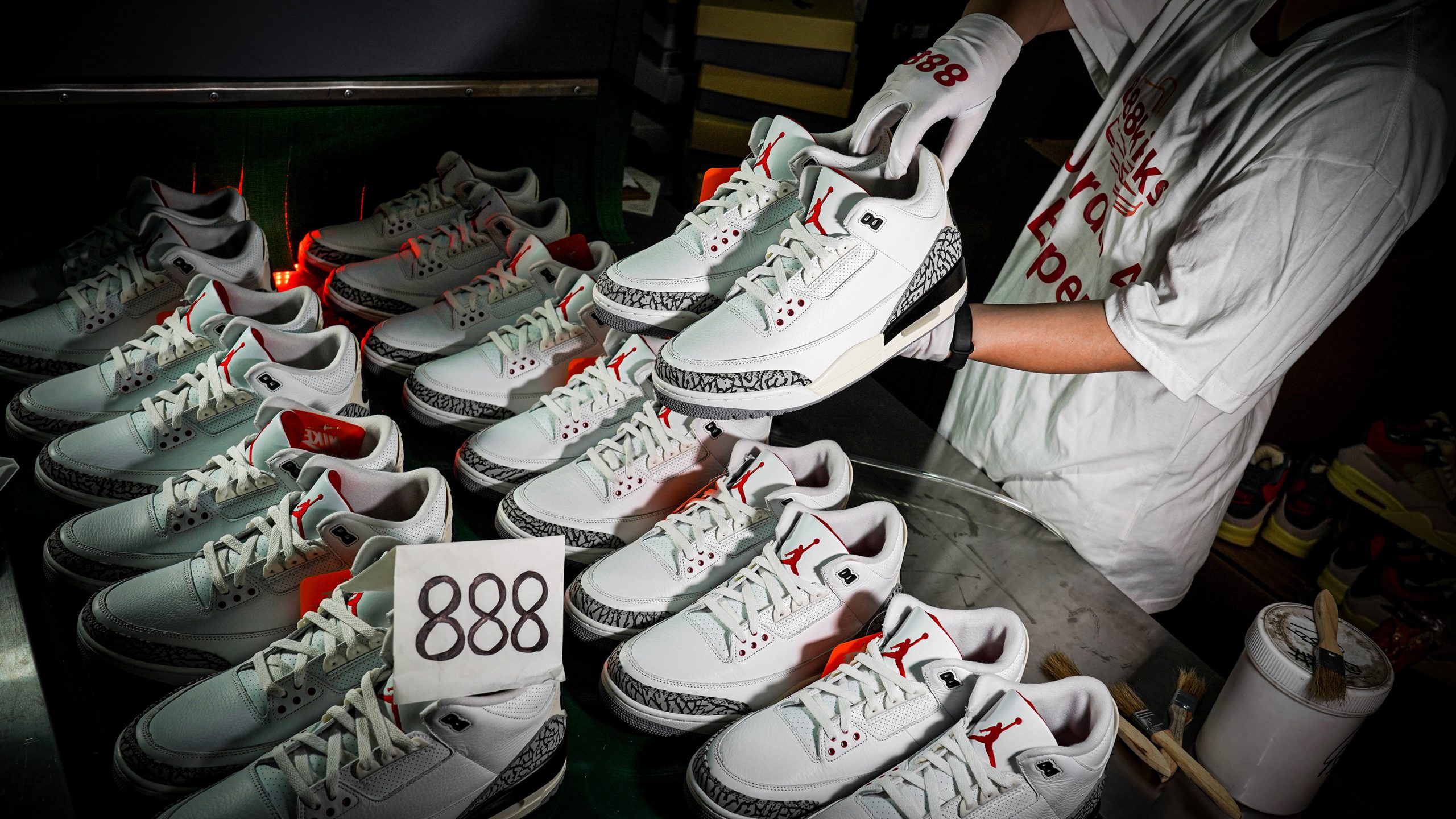 Jordan 3 Retro Free Throw Line White Cement