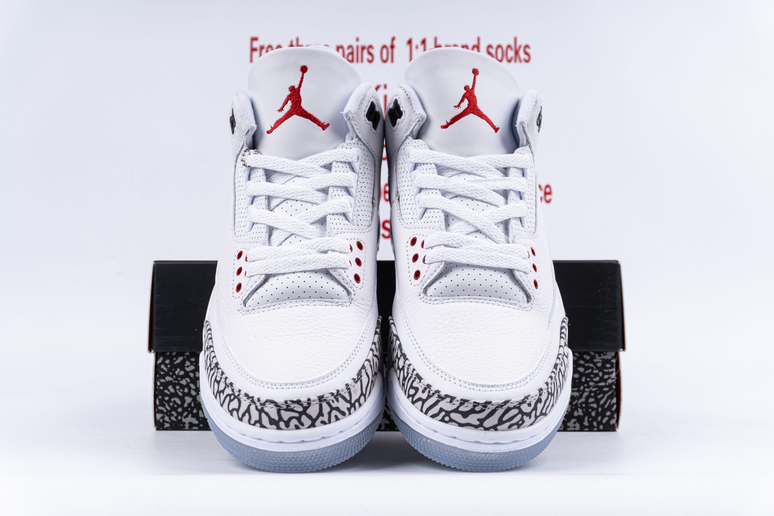 Jordan 3 Retro Free Throw Line White Cement