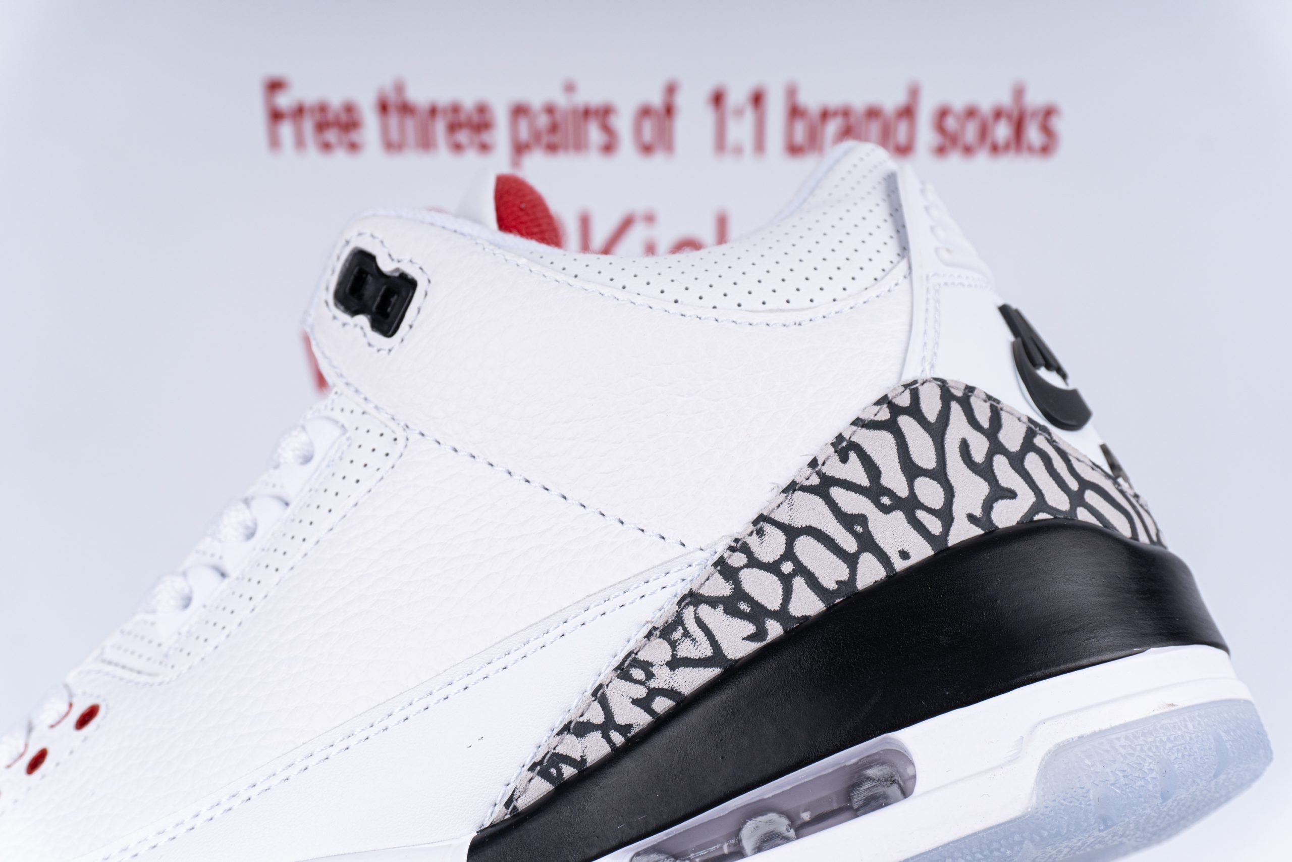Jordan 3 Retro Free Throw Line White Cement