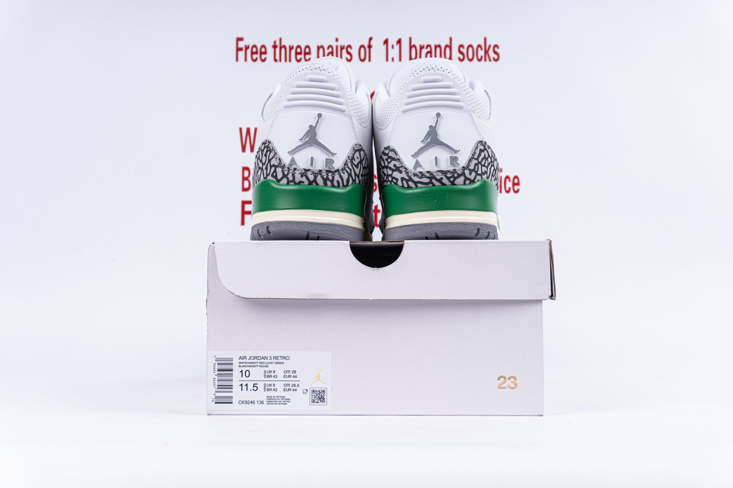 Jordan 3 Retro Lucky Green